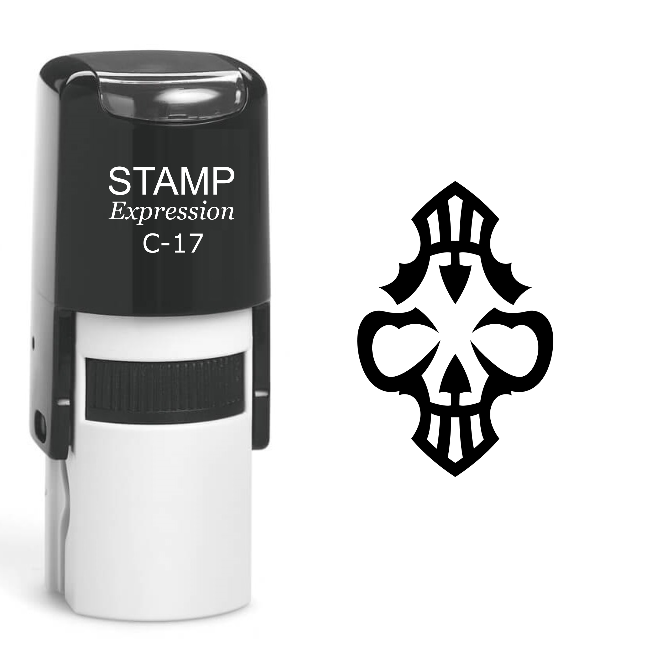 Skull Self Inking Rubber Stamp (SH-60433)