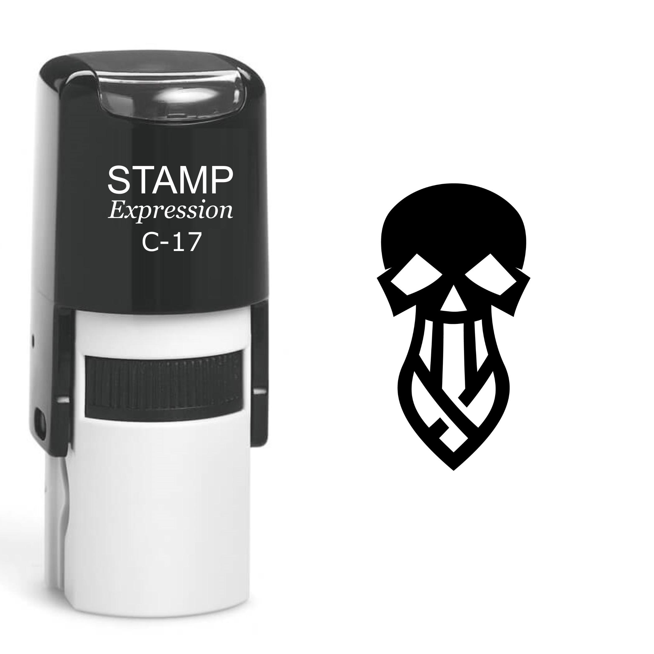 Skull Self Inking Rubber Stamp (SH-60441)
