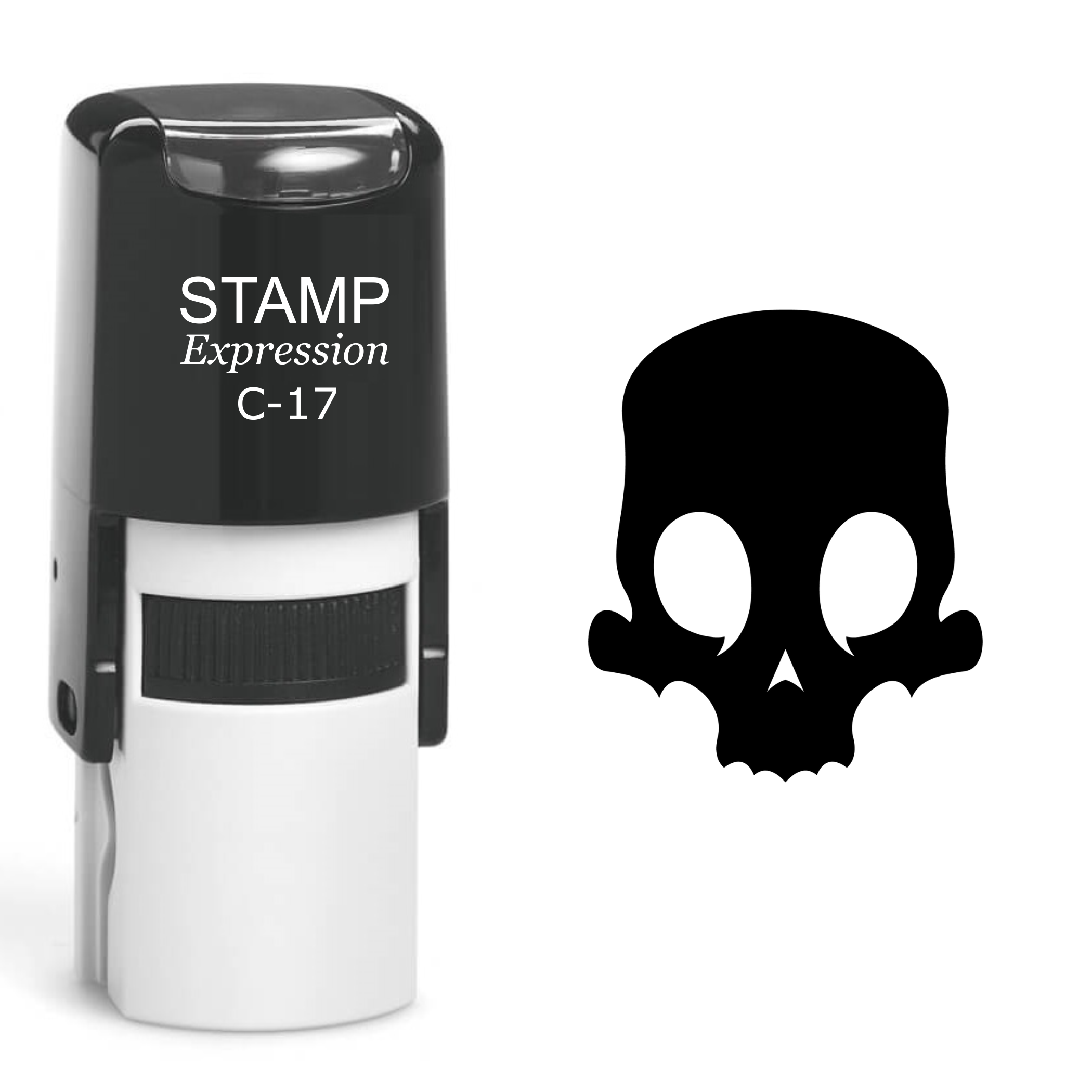 Skull Self Inking Rubber Stamp (SH-60454)
