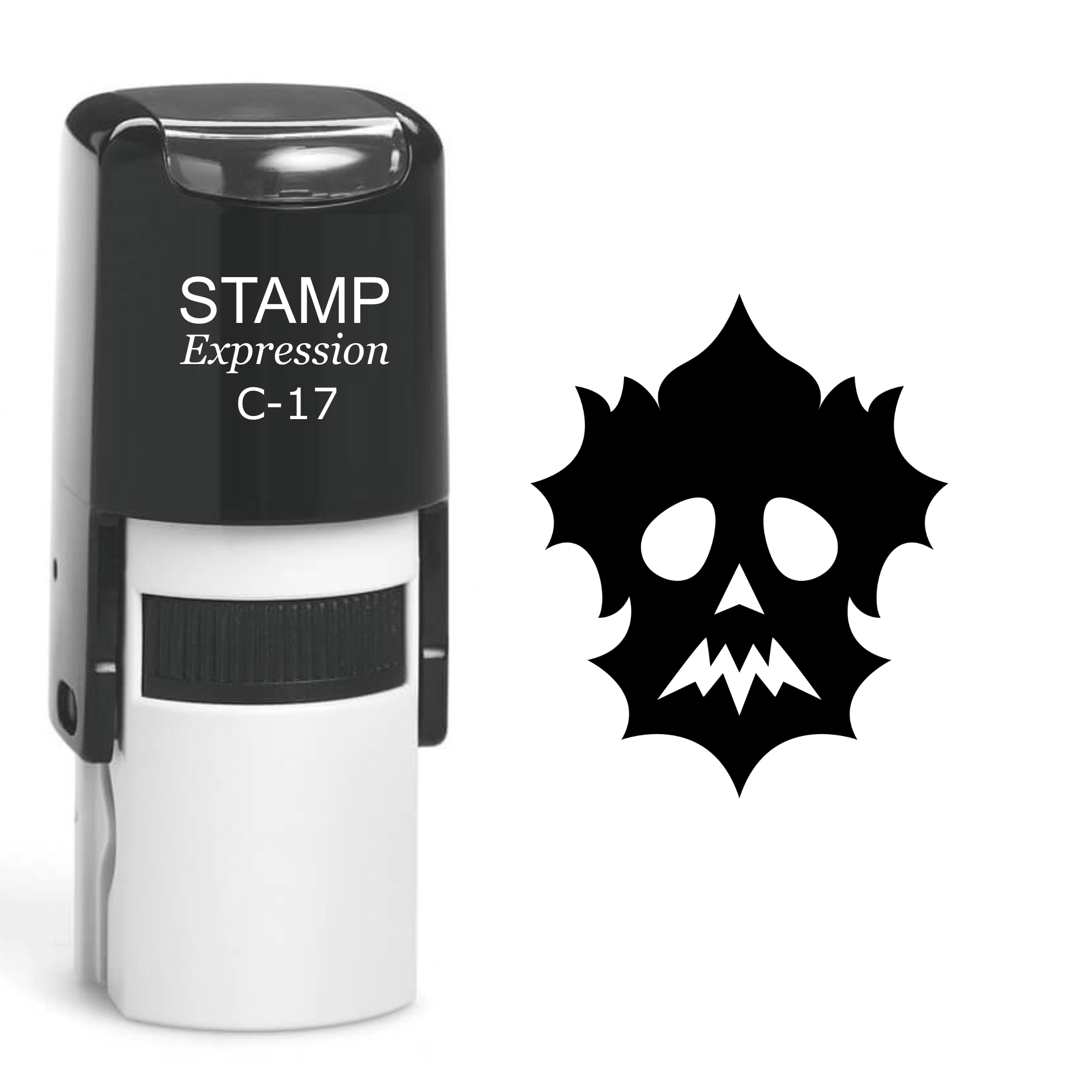 Skull Self Inking Rubber Stamp (SH-60456)