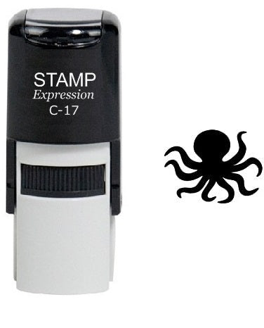 Octopus Self Inking Rubber Stamp