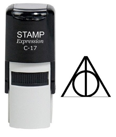 Deathly Hallows Symbol Self Inking Rubber Stamp (SH-6081)