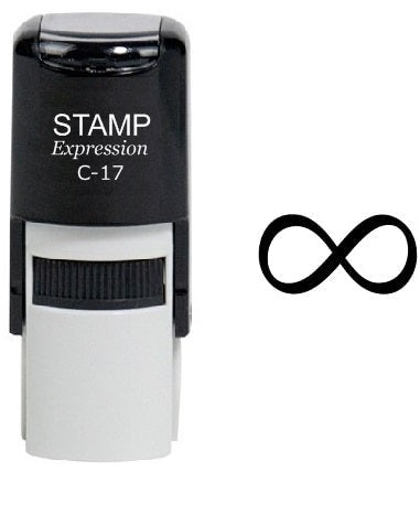 Infinity Symbol Self Inking Rubber Stamp (SH-6102)