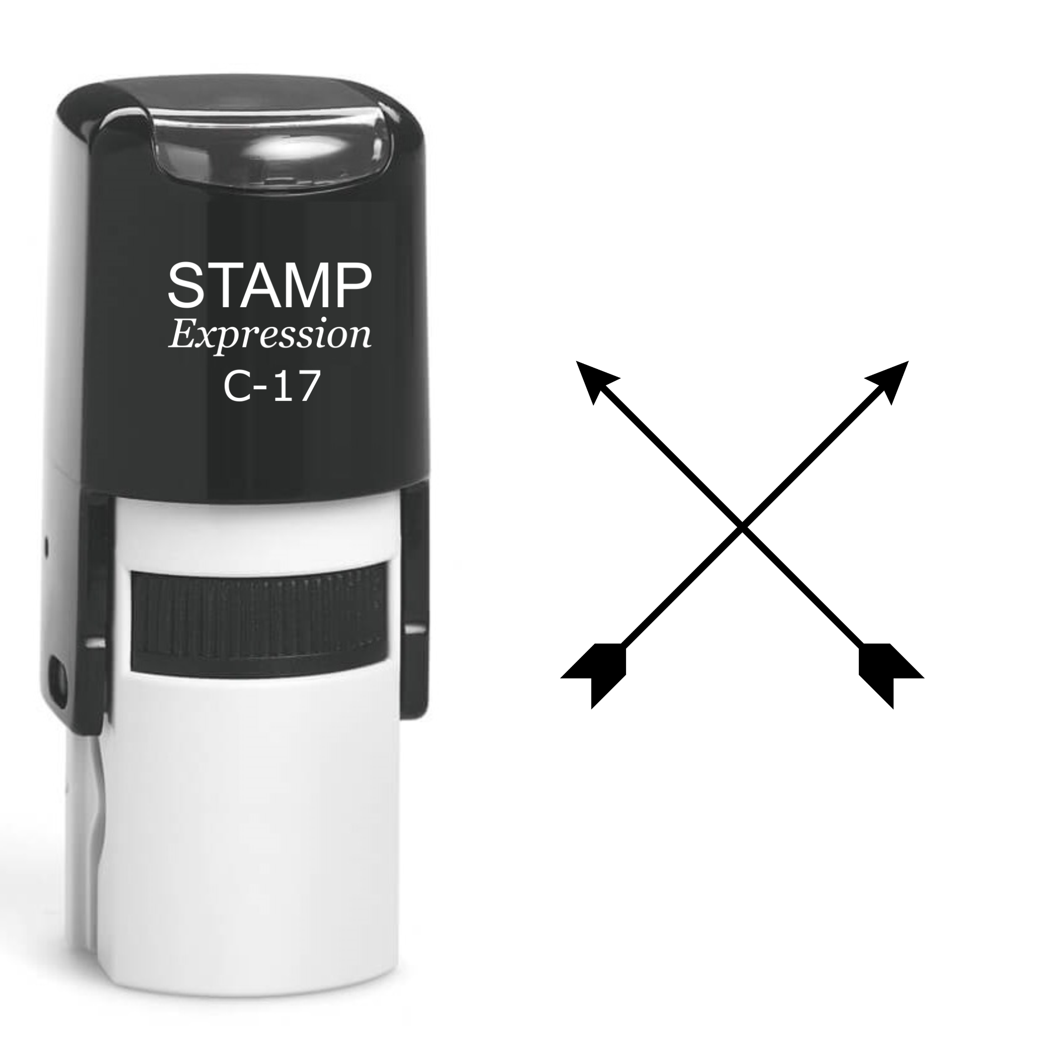 Two Arrows Self Inking Rubber Stamp (SH-61038)