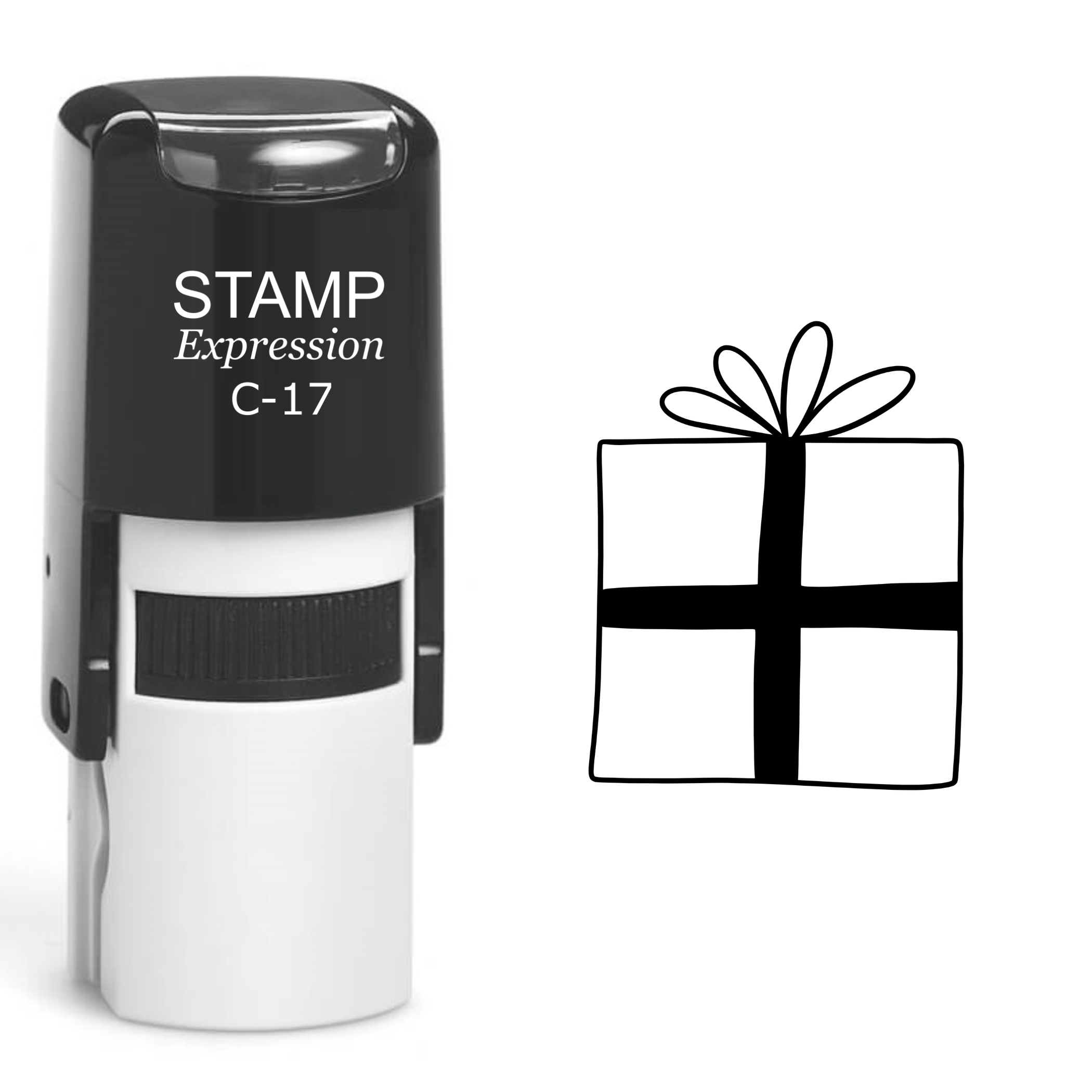 Christmas Present Self Inking Rubber Stamp (SH-61123)