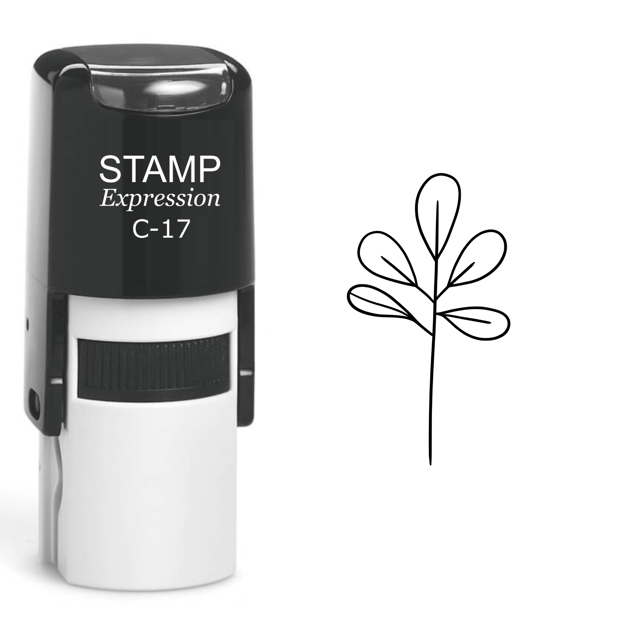 Flower Self Inking Rubber Stamp (SH-61125)