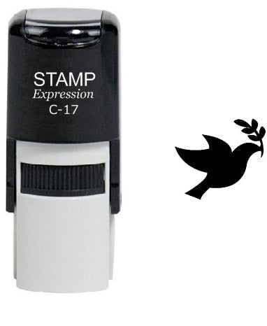 Peace Dove Self Inking Rubber Stamp