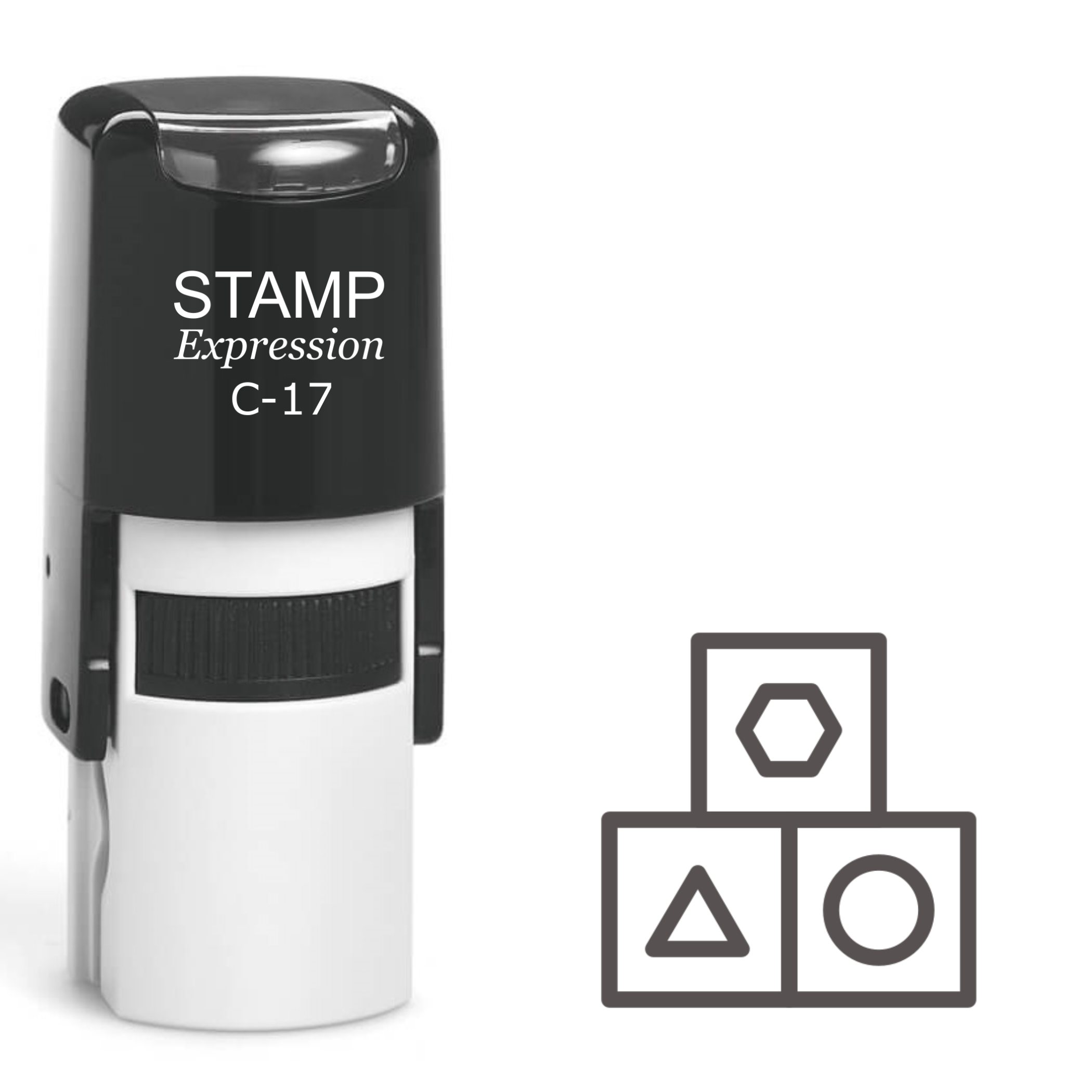 Blocks Self Inking Rubber Stamp (SH-61216)