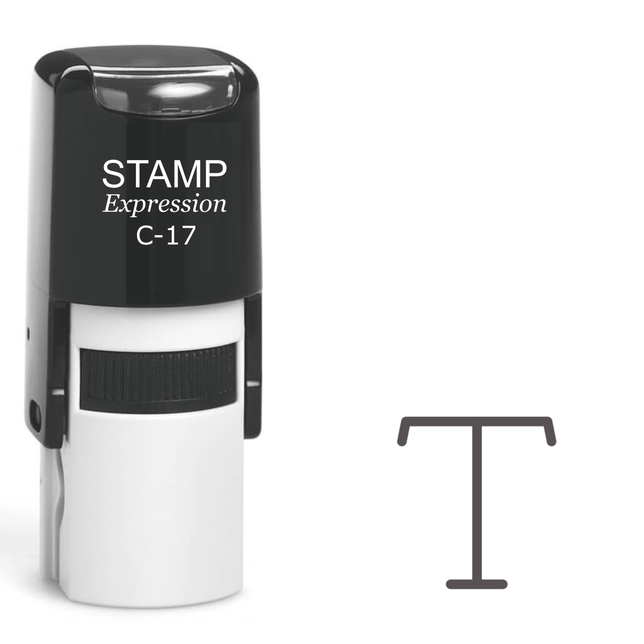 Letter T Self Inking Rubber Stamp (SH-61219)
