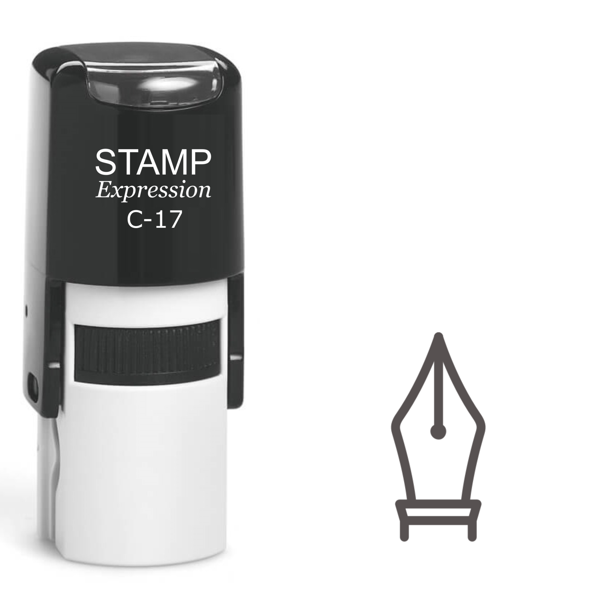 Fountain Pen Self Inking Rubber Stamp (SH-61223)