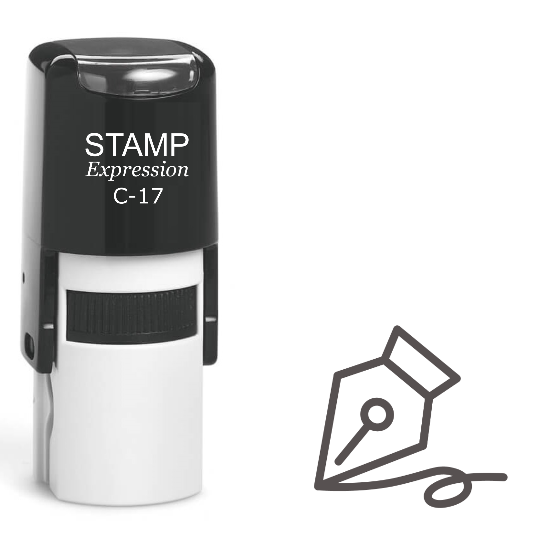Fountain Pen Self Inking Rubber Stamp (SH-61224)