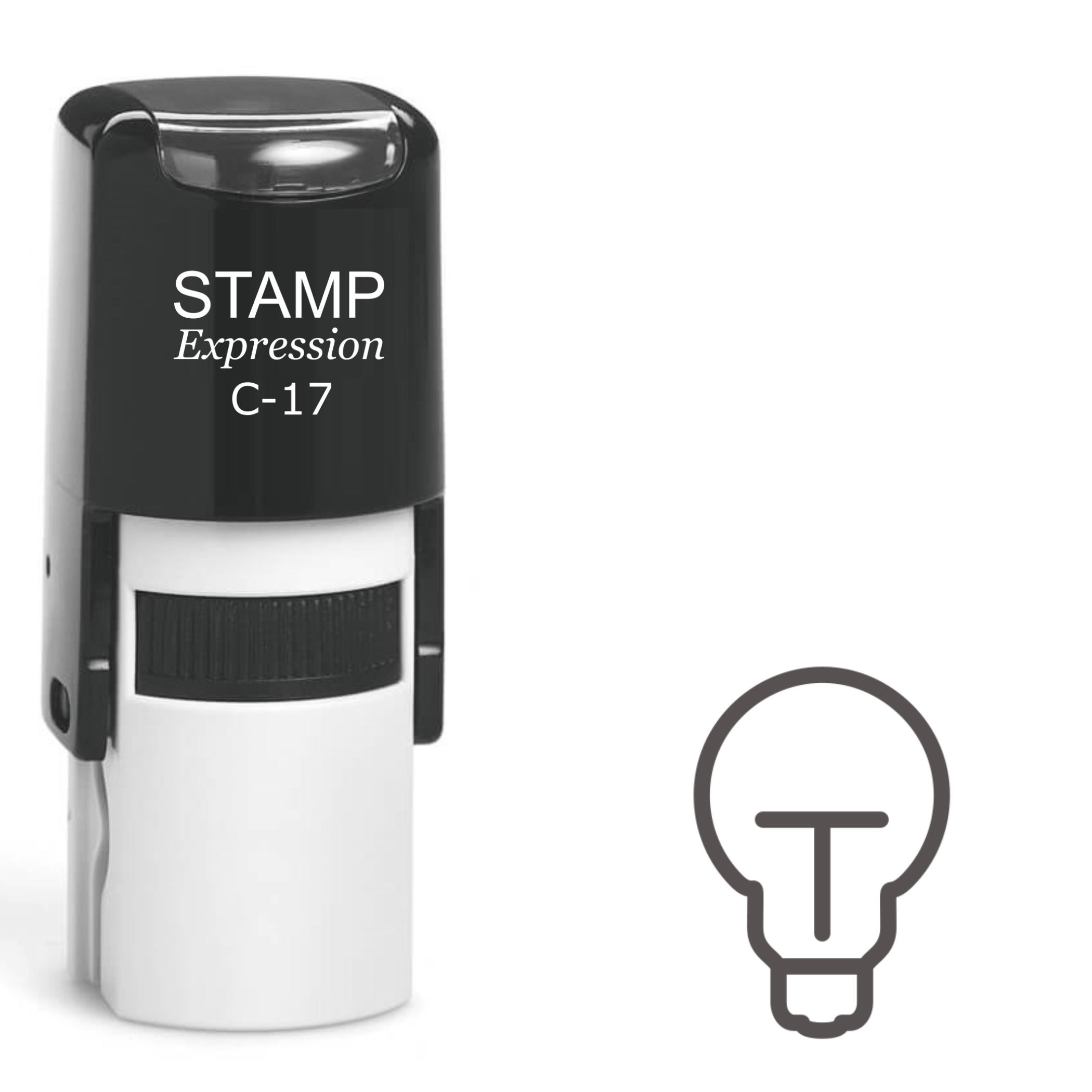 Light Bulb Self Inking Rubber Stamp (SH-61246)