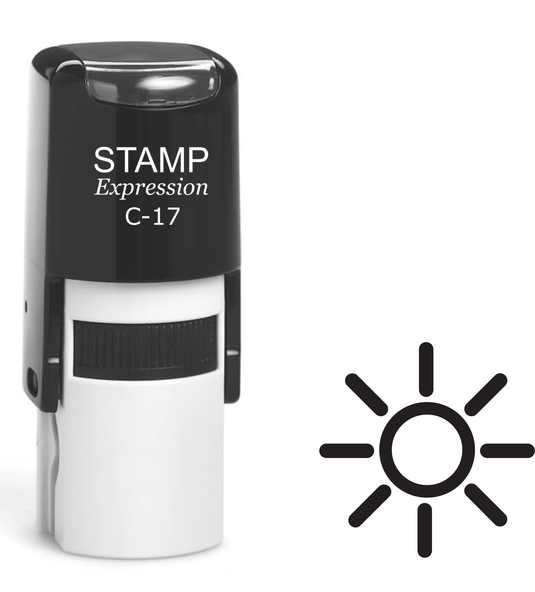 Light Icon Self Inking Rubber Stamp (SH-61285)