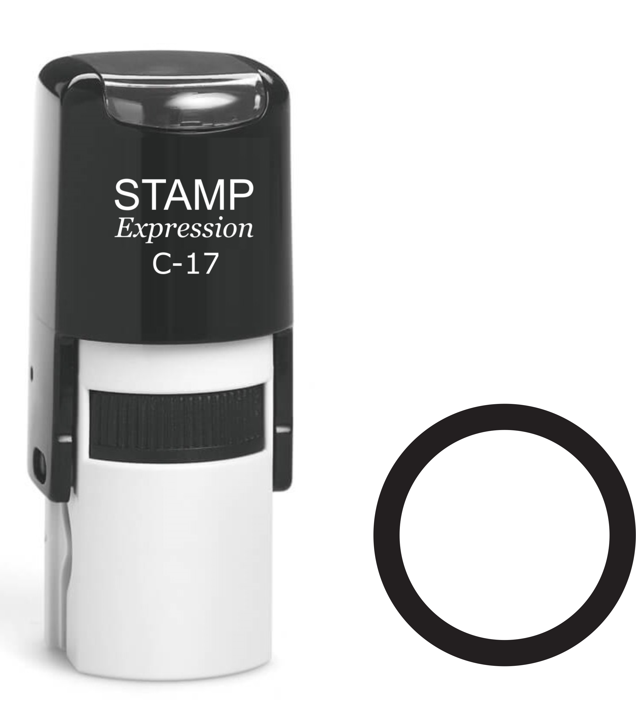 Circle Self Inking Rubber Stamp (SH-61289)