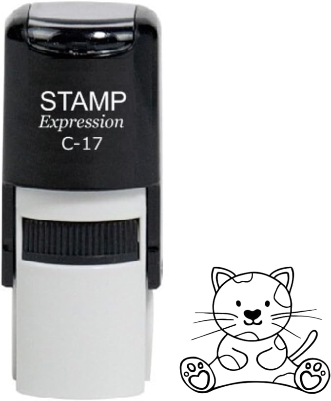 Kitten Self Inking Rubber Stamp (SH-60062)