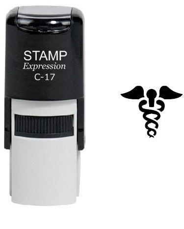 Medical Cardecus Self Inking Rubber Stamp