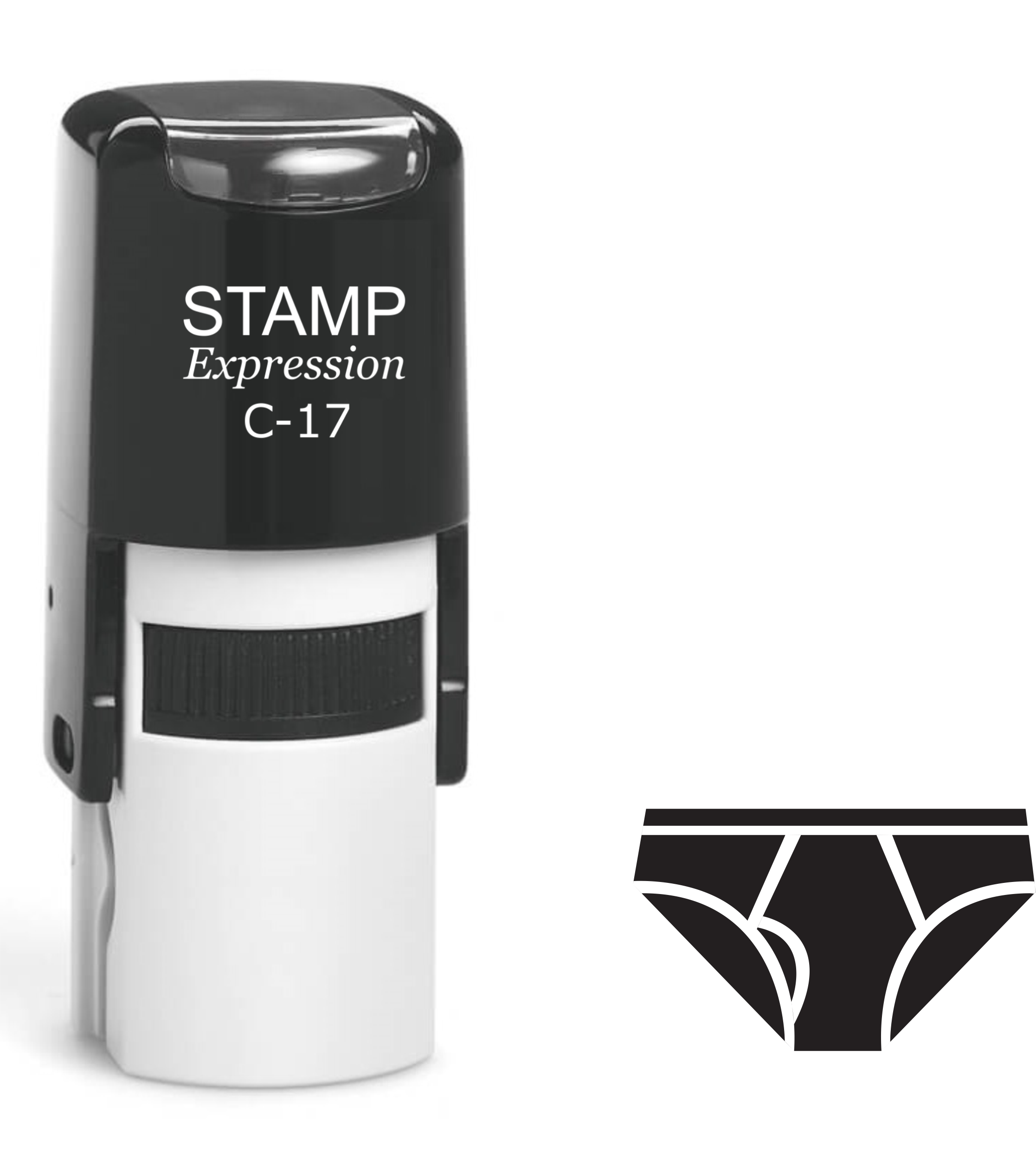 Man's Underwear Self Inking Rubber Stamp (SH-61330)