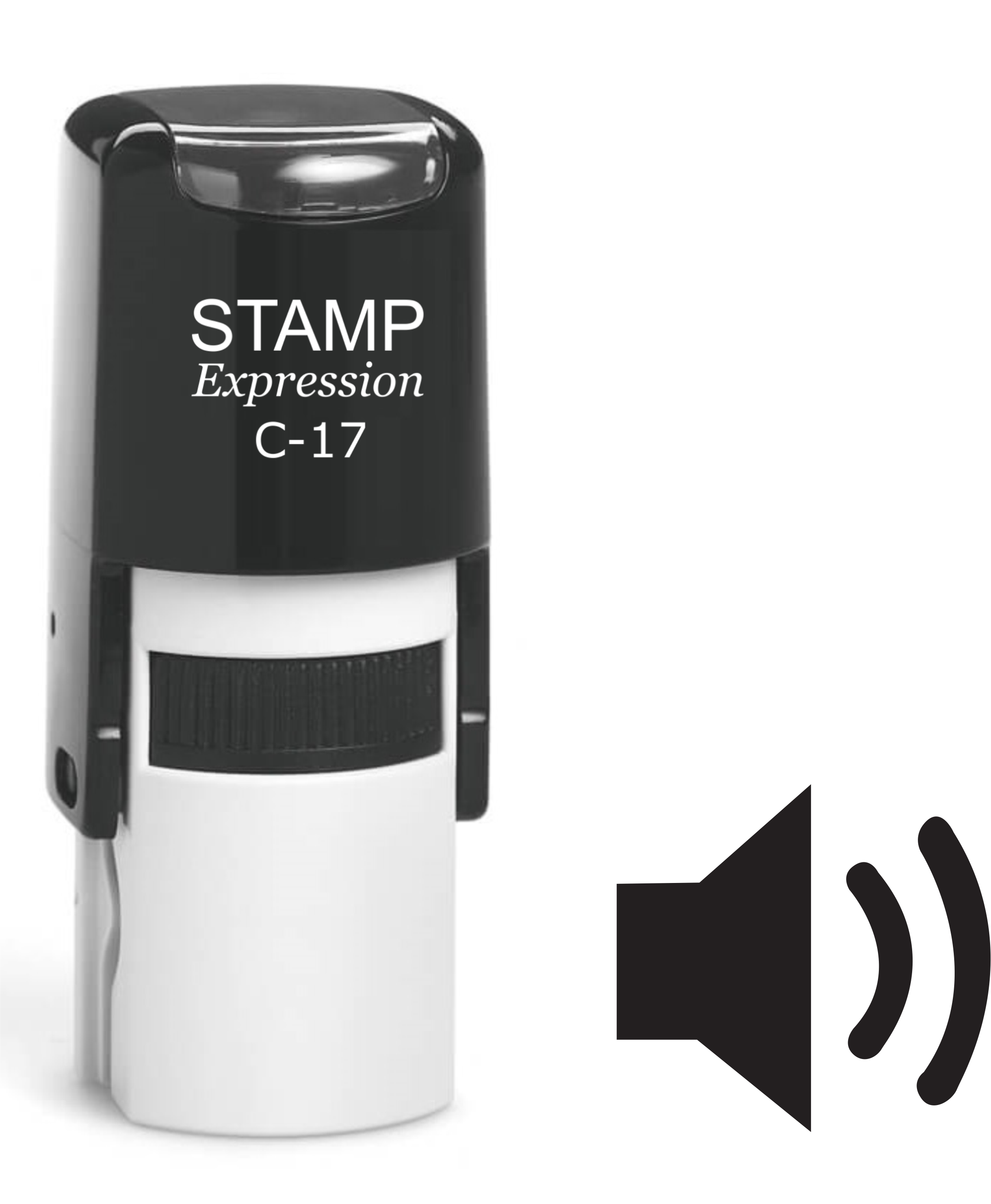 Sound Icon Self Inking Rubber Stamp (SH-61340)