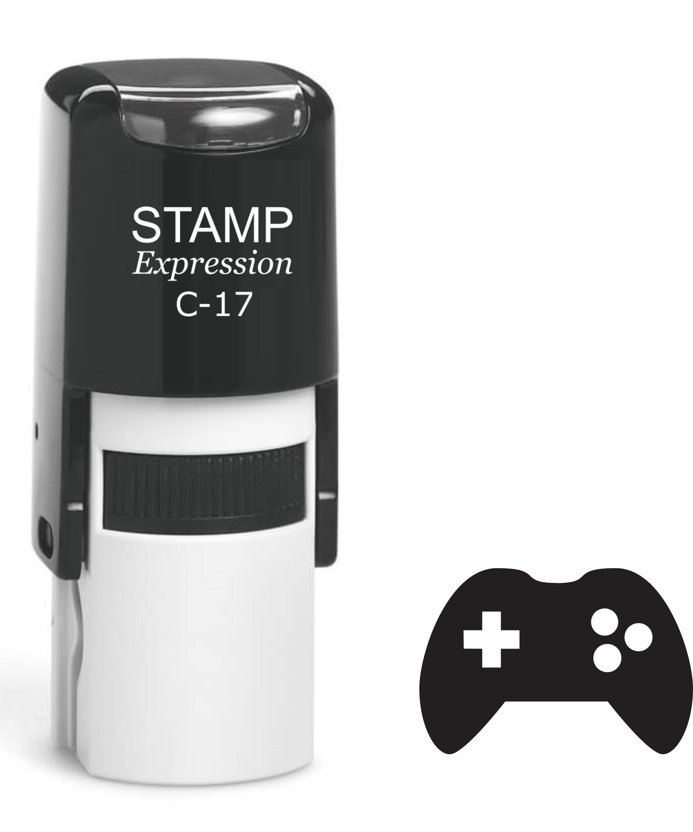 Game Console Self Inking Rubber Stamp (SH-61346)