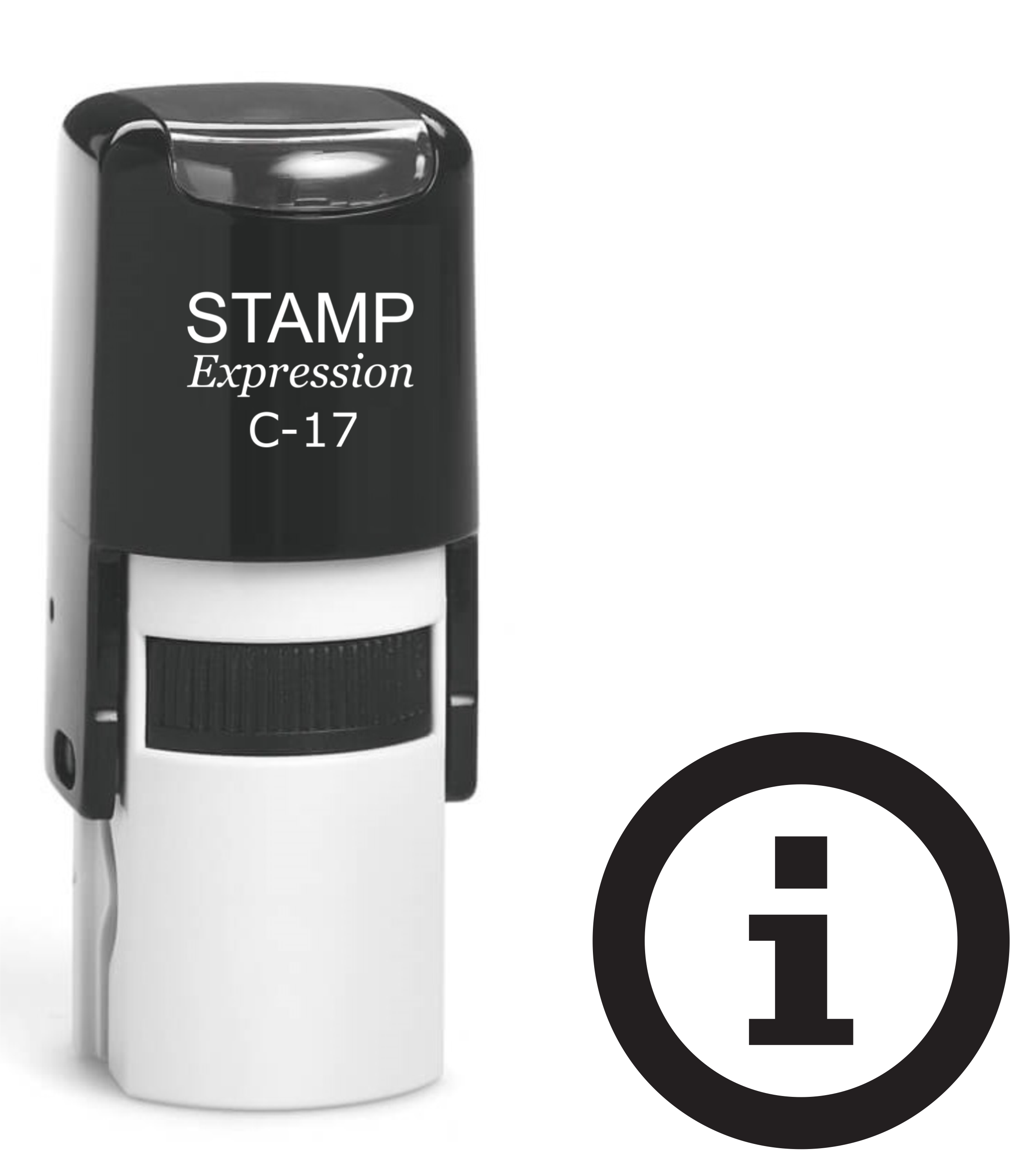 Information Icon Self Inking Rubber Stamp (SH-61390)