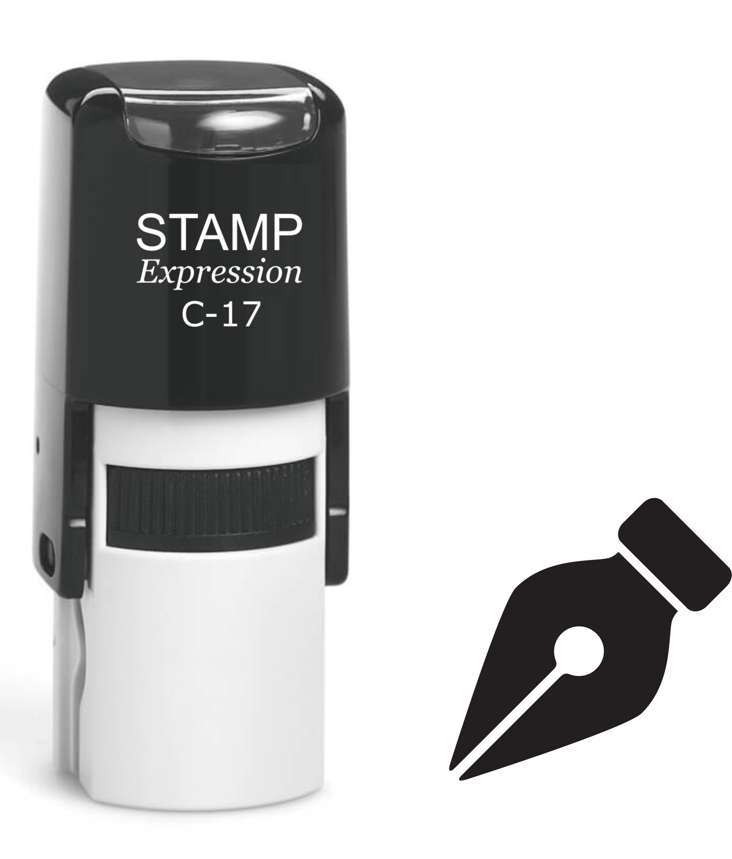 Fountain Pen Self Inking Rubber Stamp (SH-61392)