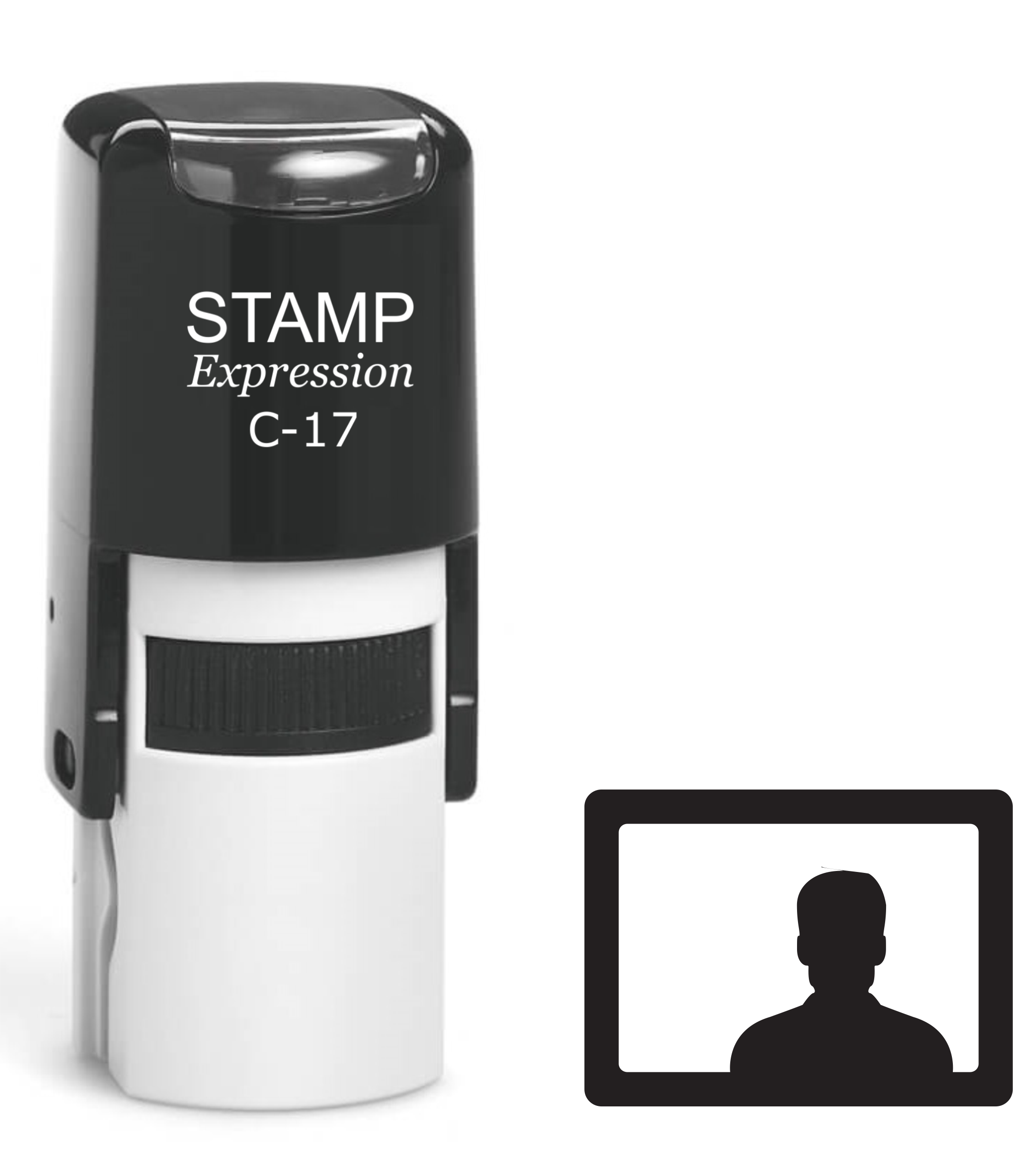 TV Icon Self Inking Rubber Stamp (SH-61396)