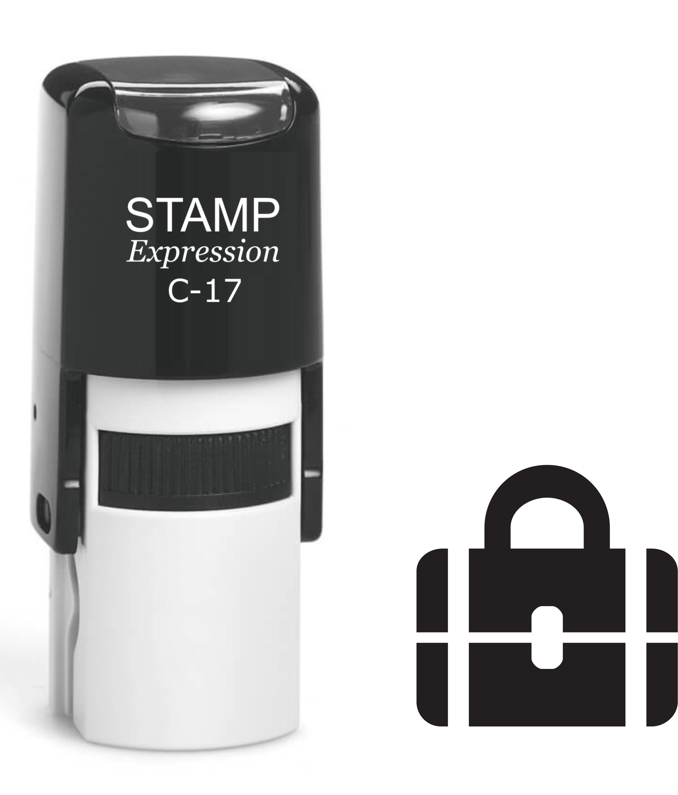 Briefcase Self Inking Rubber Stamp (SH-61405)