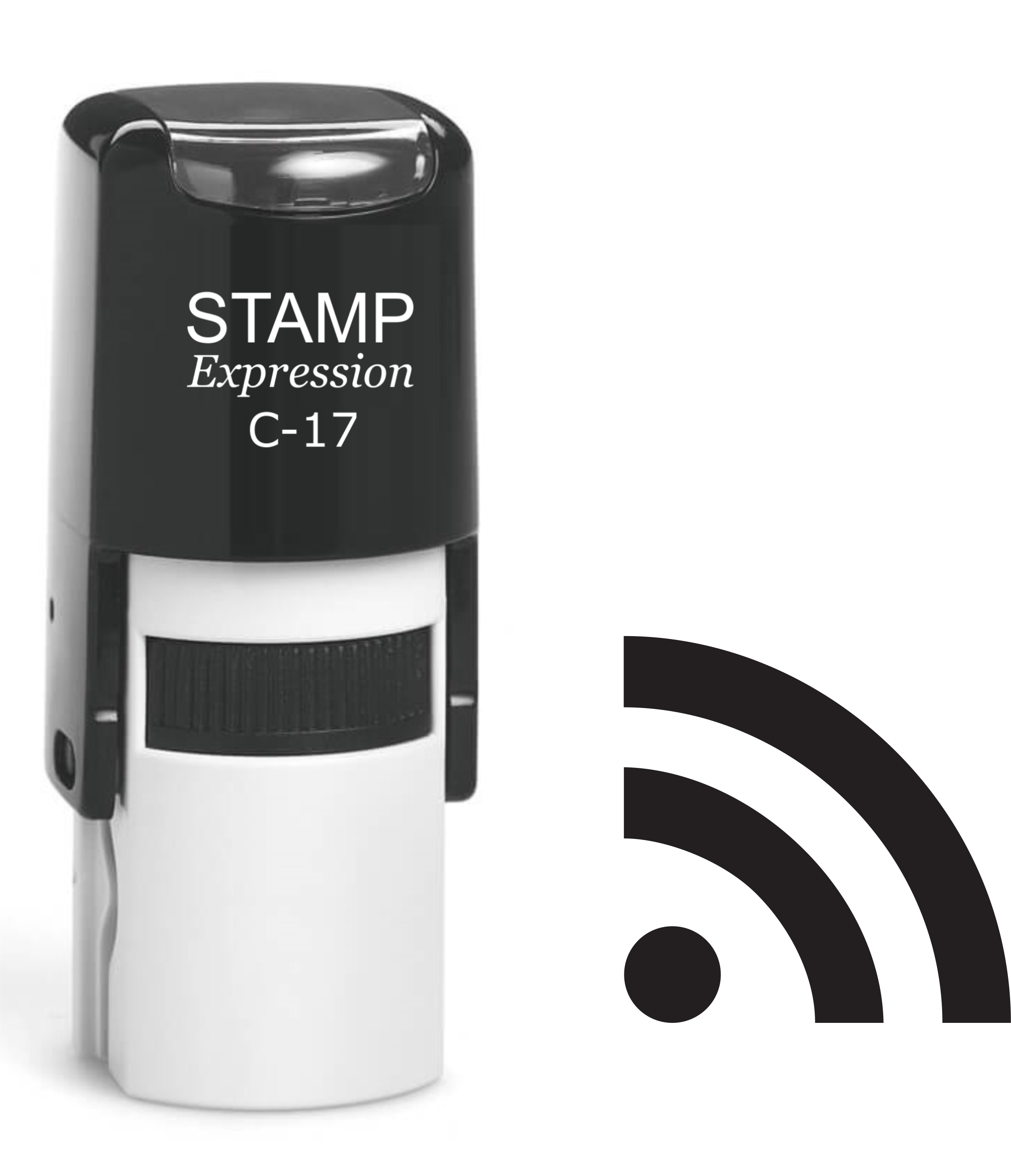 Internet Signal Self Inking Rubber Stamp (SH-61410)