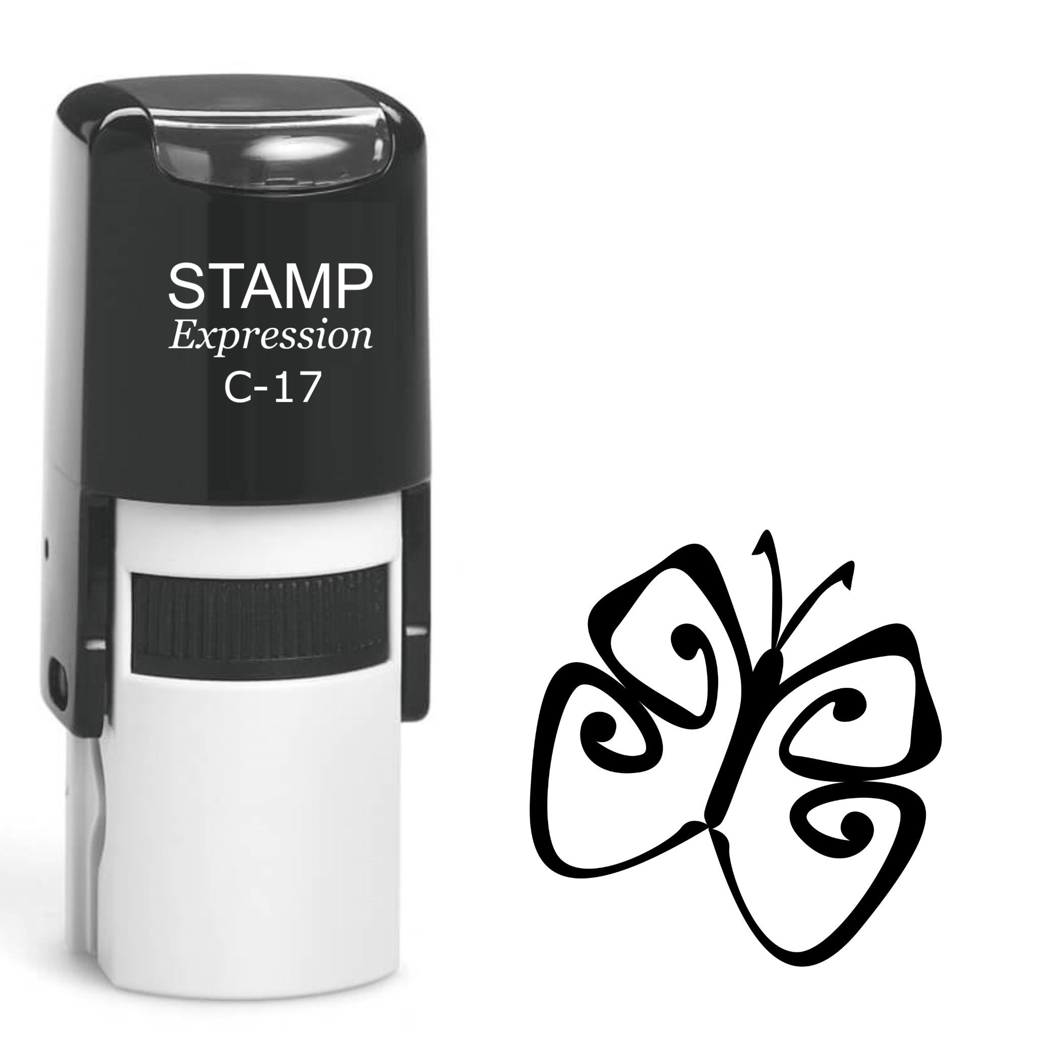 Butterfly Self Inking Rubber Stamp (SH-61442)