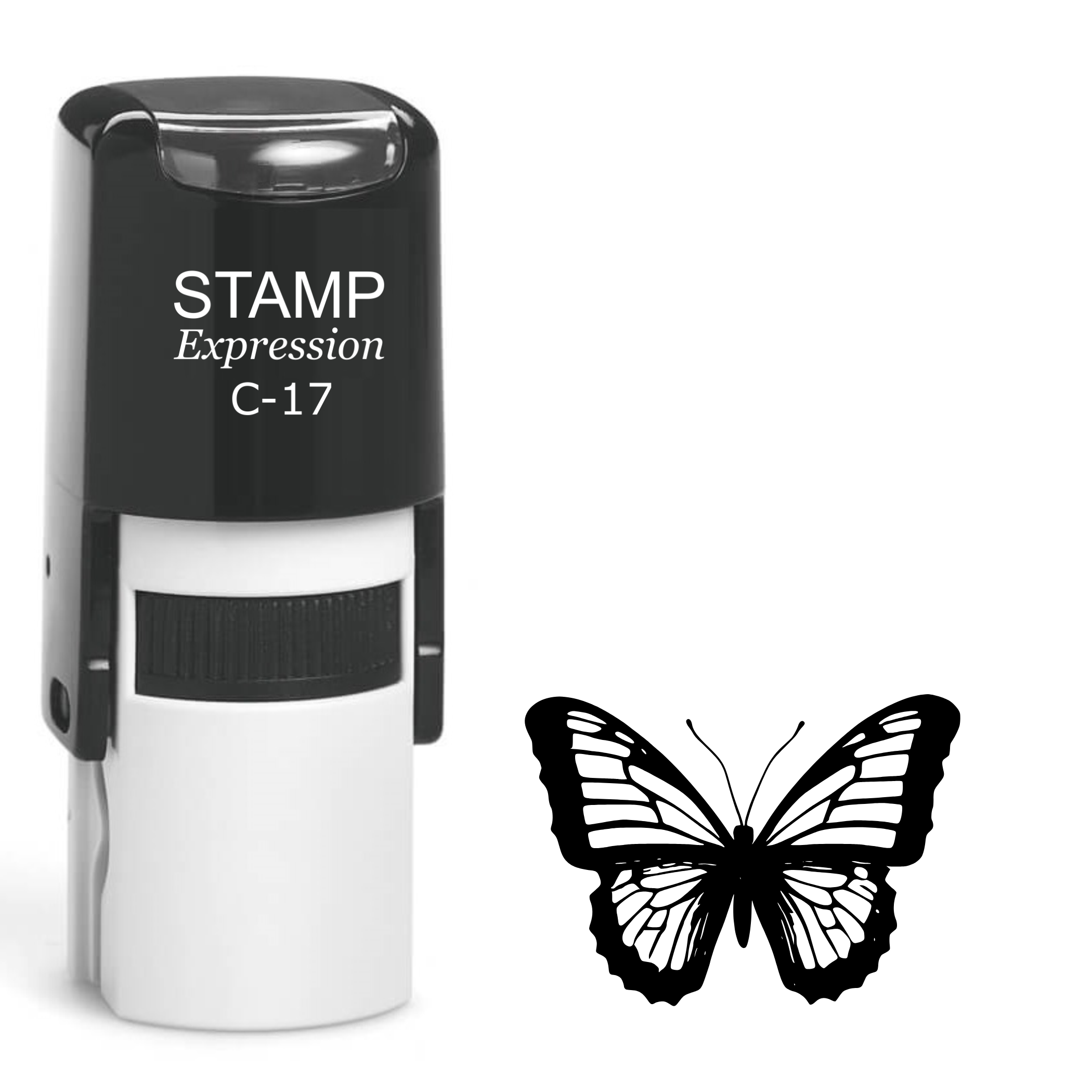Butterfly Self Inking Rubber Stamp (SH-61446)