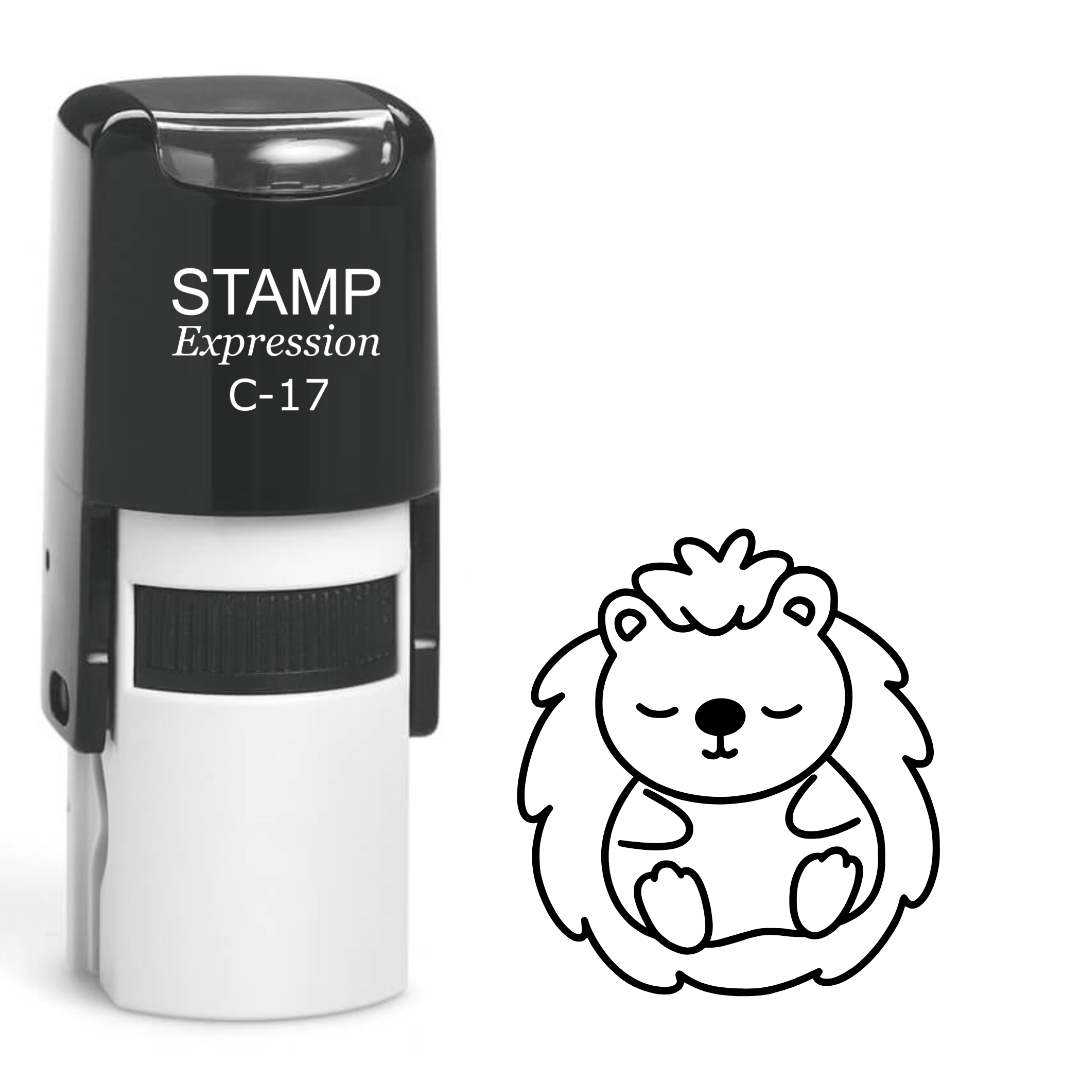 Baby Hedgehog Self Inking Rubber Stamp (SH-61509)