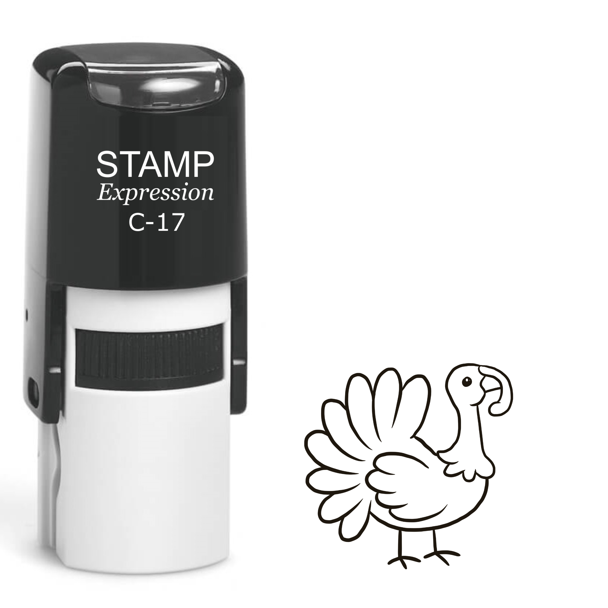 Turkey Self Inking Rubber Stamp (SH-61525)