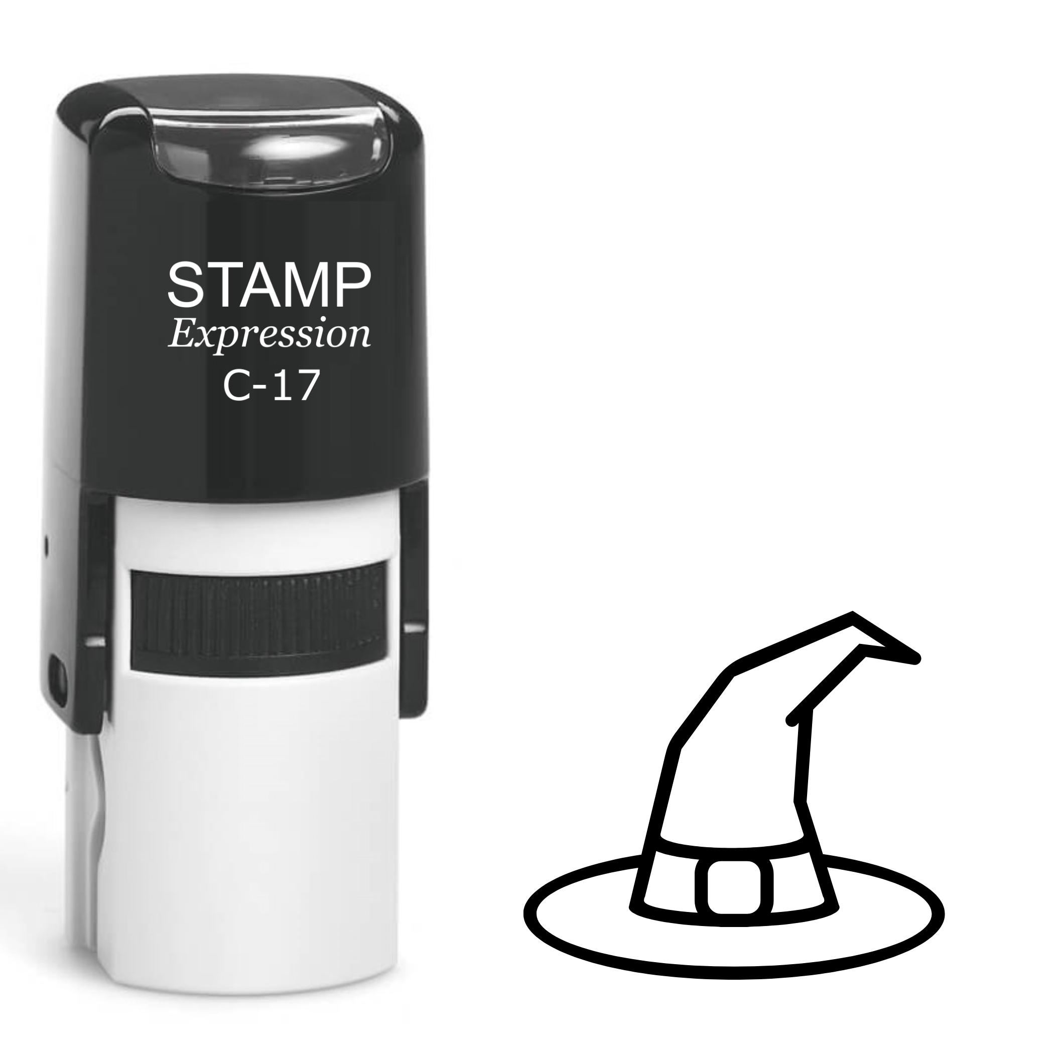 Witch Hat Self Inking Rubber Stamp (SH-61591)