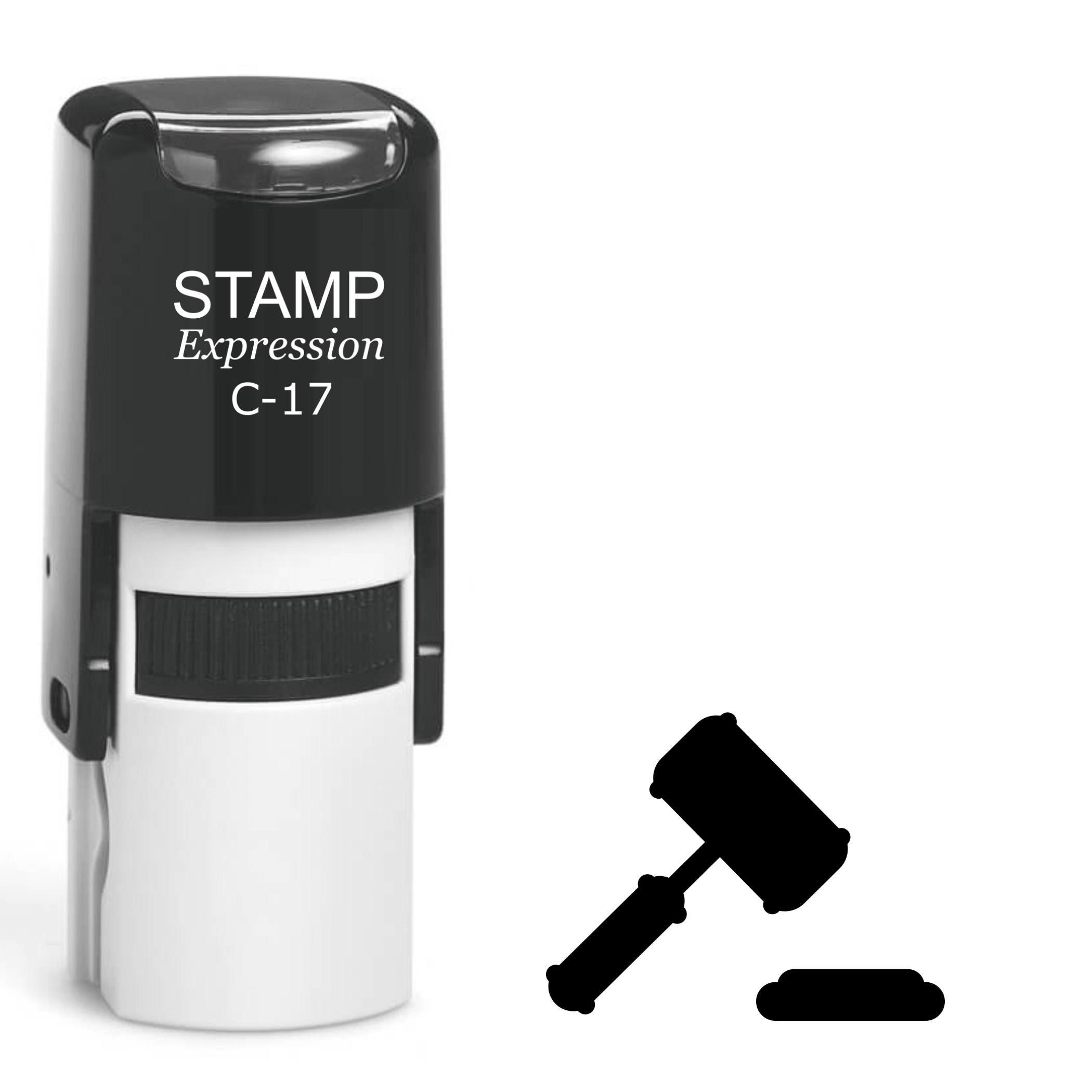 Judge's Mallet Self Inking Rubber Stamp (SH-61619)