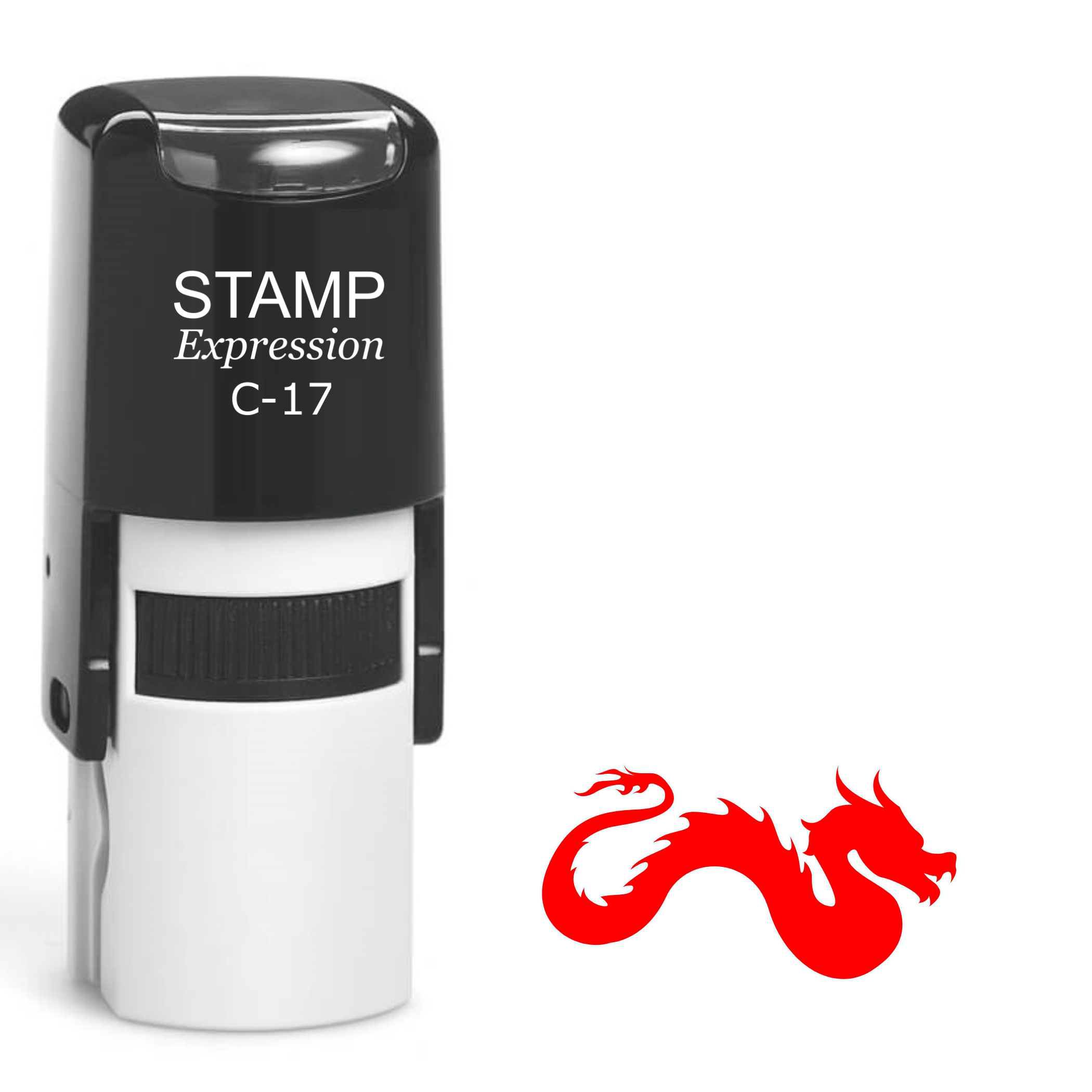 Red Dragon Self Inking Rubber Stamp (SH-61632)