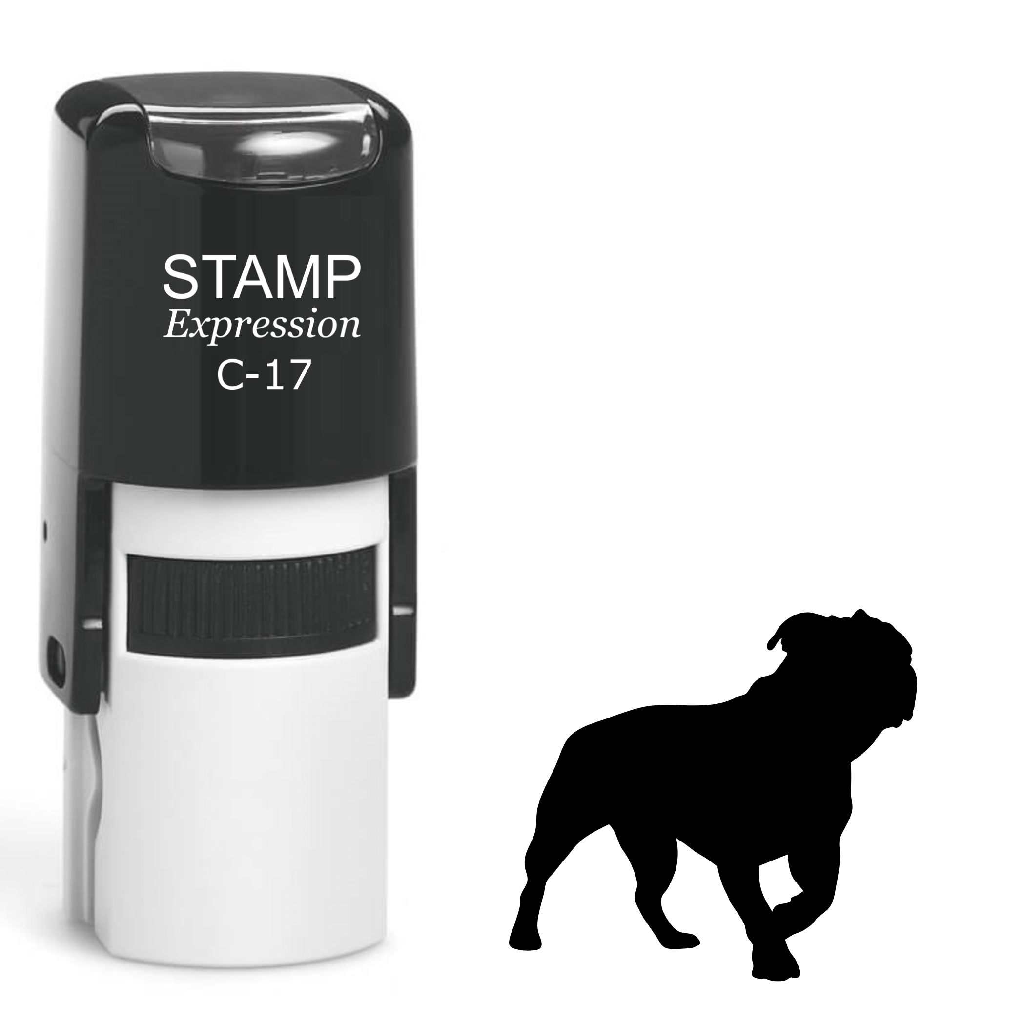 Boxer Dog Self Inking Rubber Stamp (SH-61692)