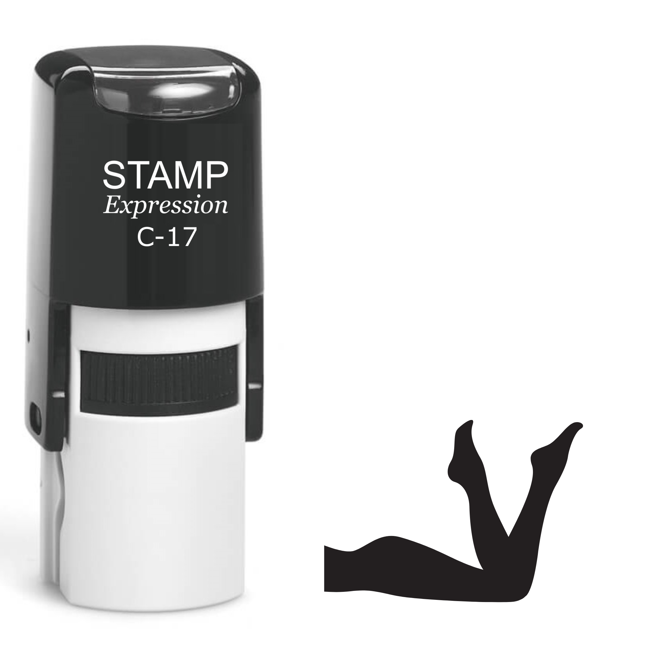 Woman's Legs Self Inking Rubber Stamp (SH-61699)