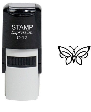 Butterfly Outline Self Inking Rubber Stamp (SH-6170)