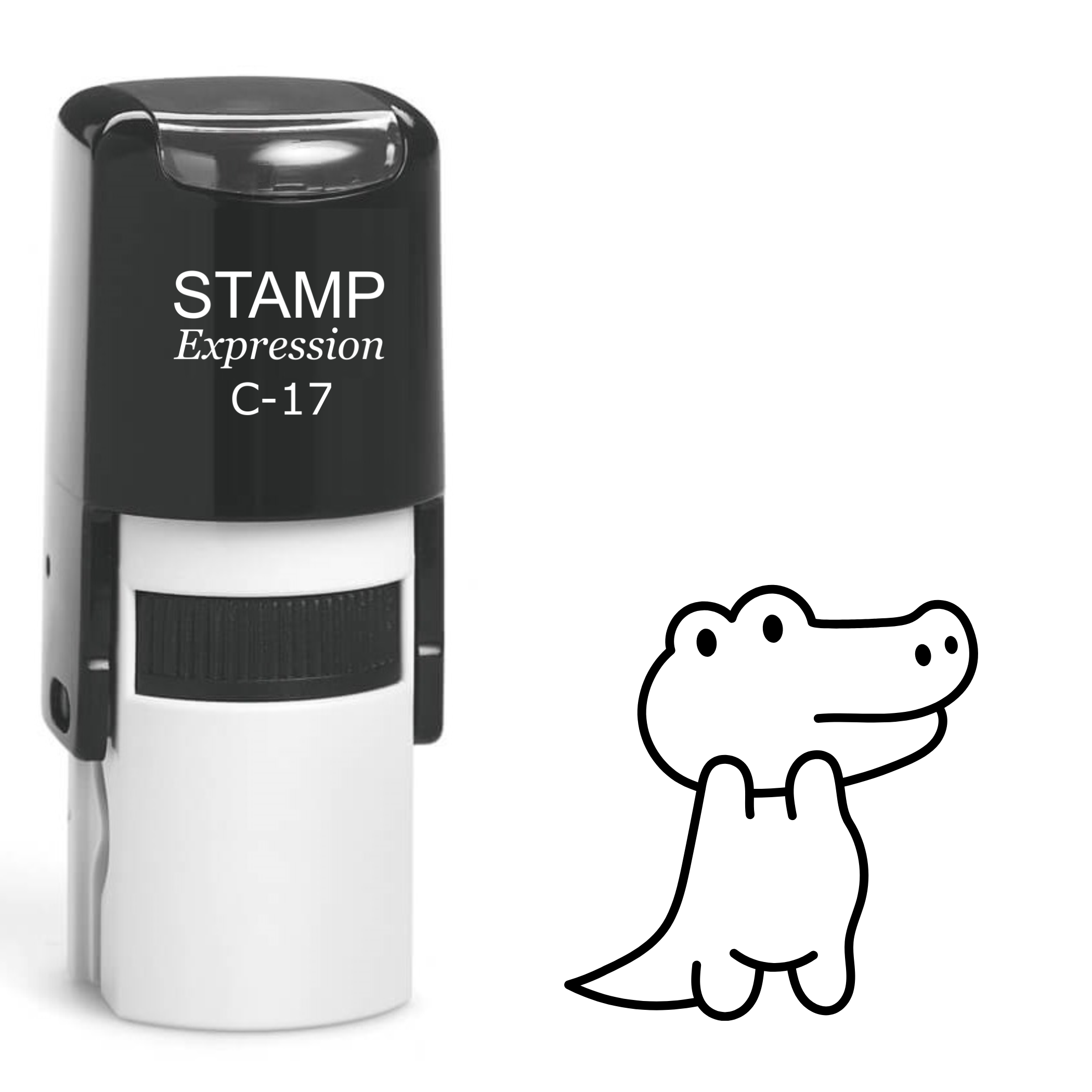 Baby Crocodile Self Inking Rubber Stamp (SH-61741)