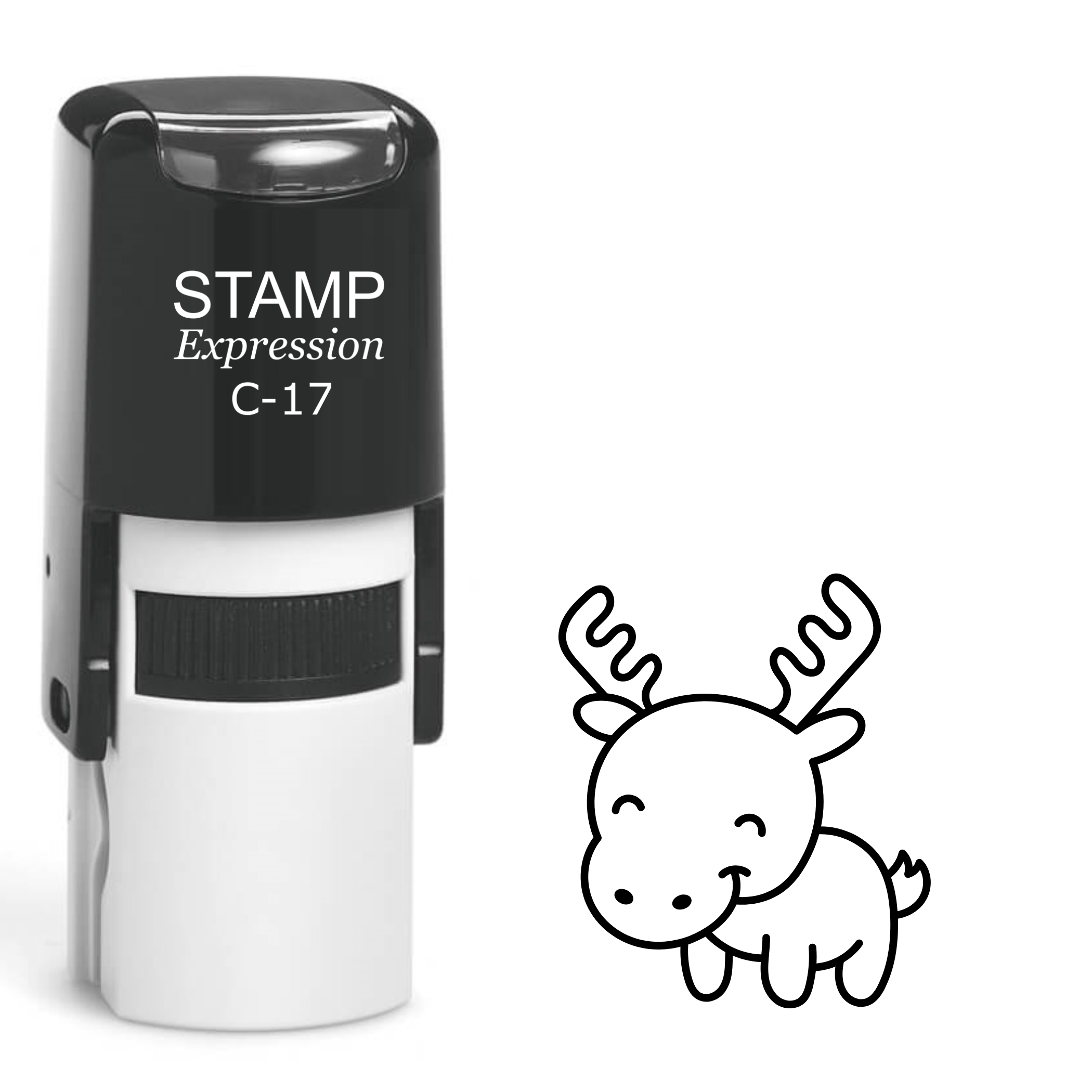 Baby Reindeer Self Inking Rubber Stamp (SH-61743)