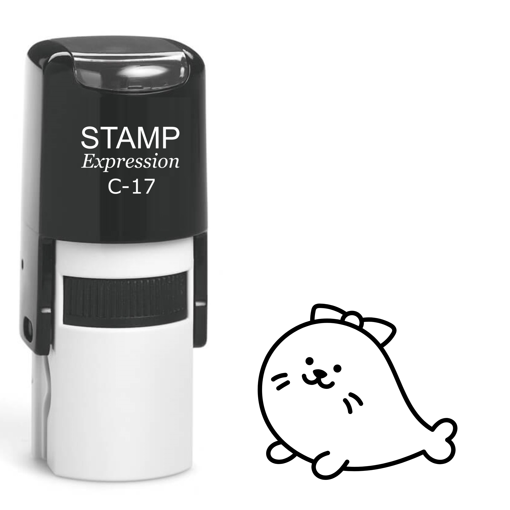 Baby Seal Self Inking Rubber Stamp (SH-61747)