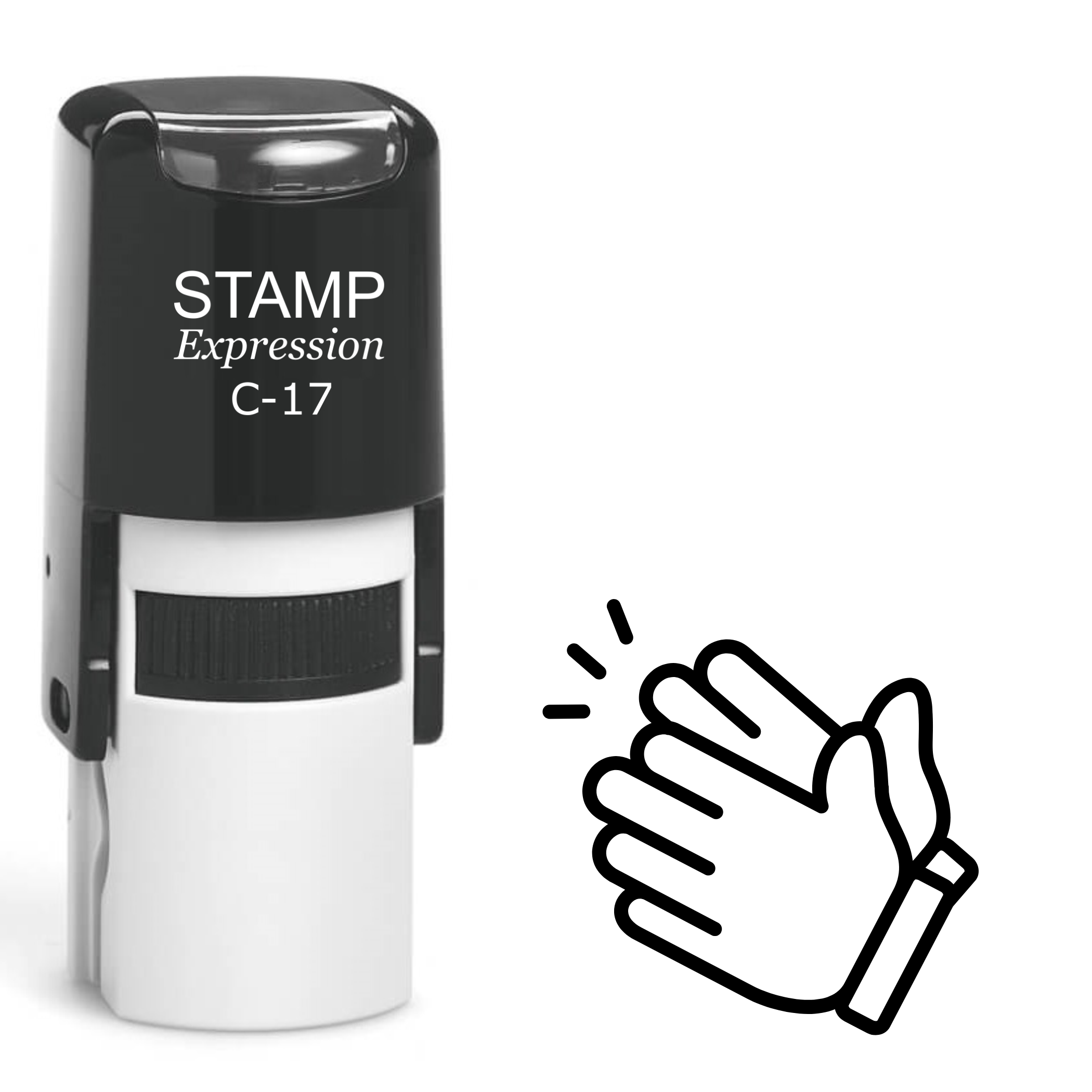 Clapping Hands Self Inking Rubber Stamp (SH-61779)