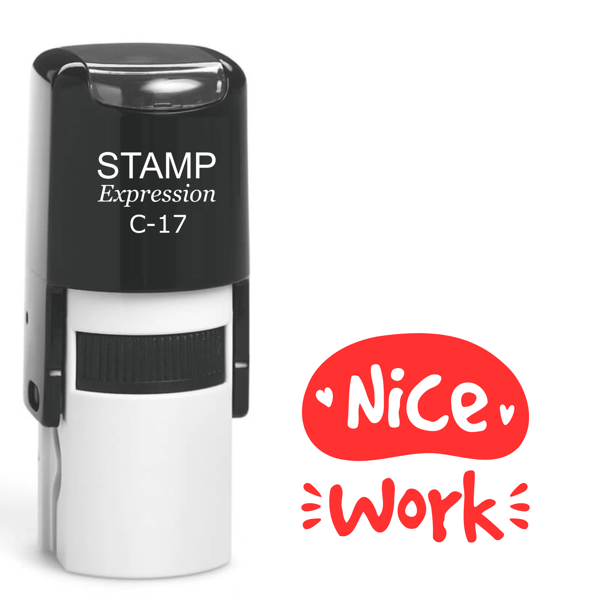 Nice Work School Teacher Self Inking Rubber Stamp (SH-61804)