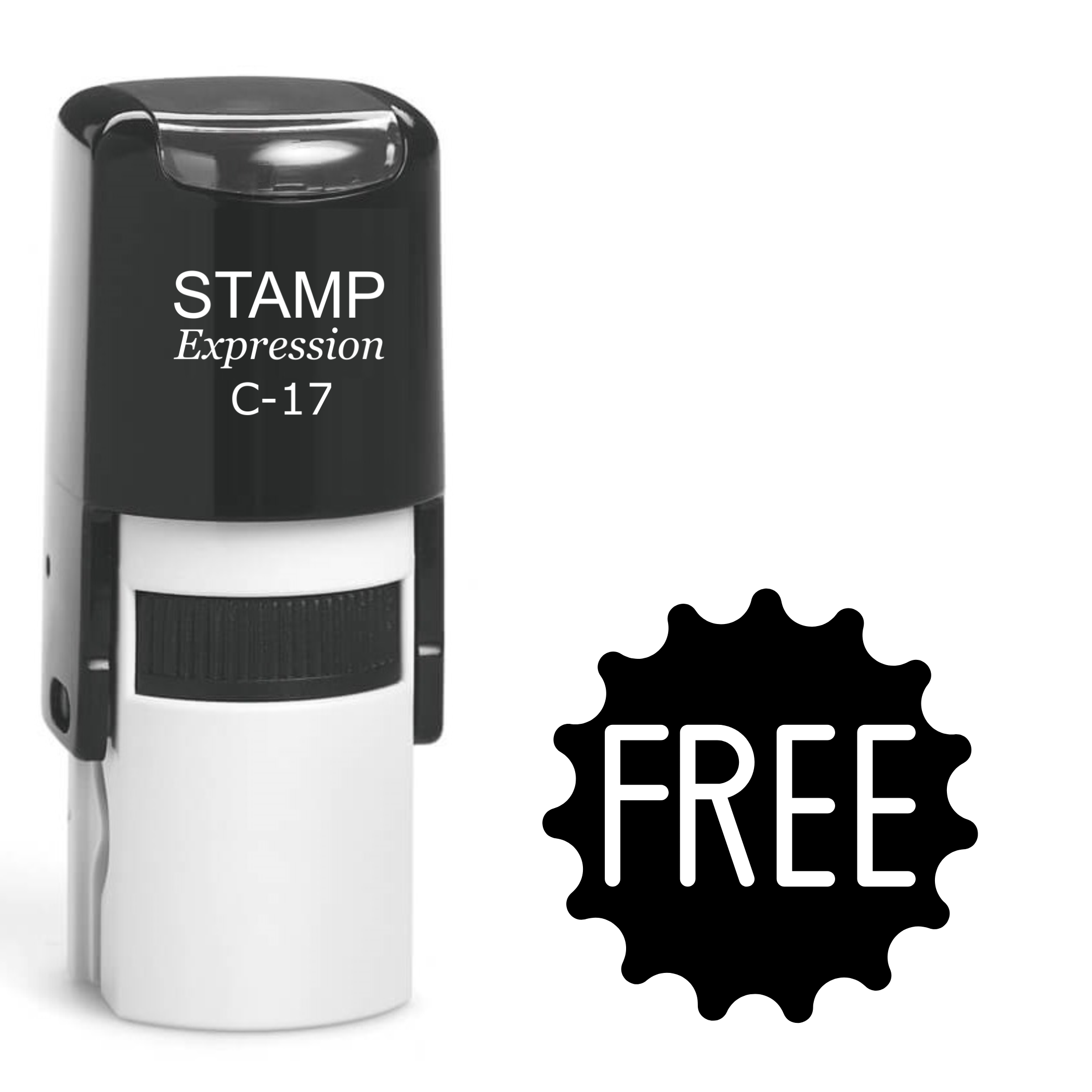 FREE In The Circle Self Inking Rubber Stamp (SH-61847)