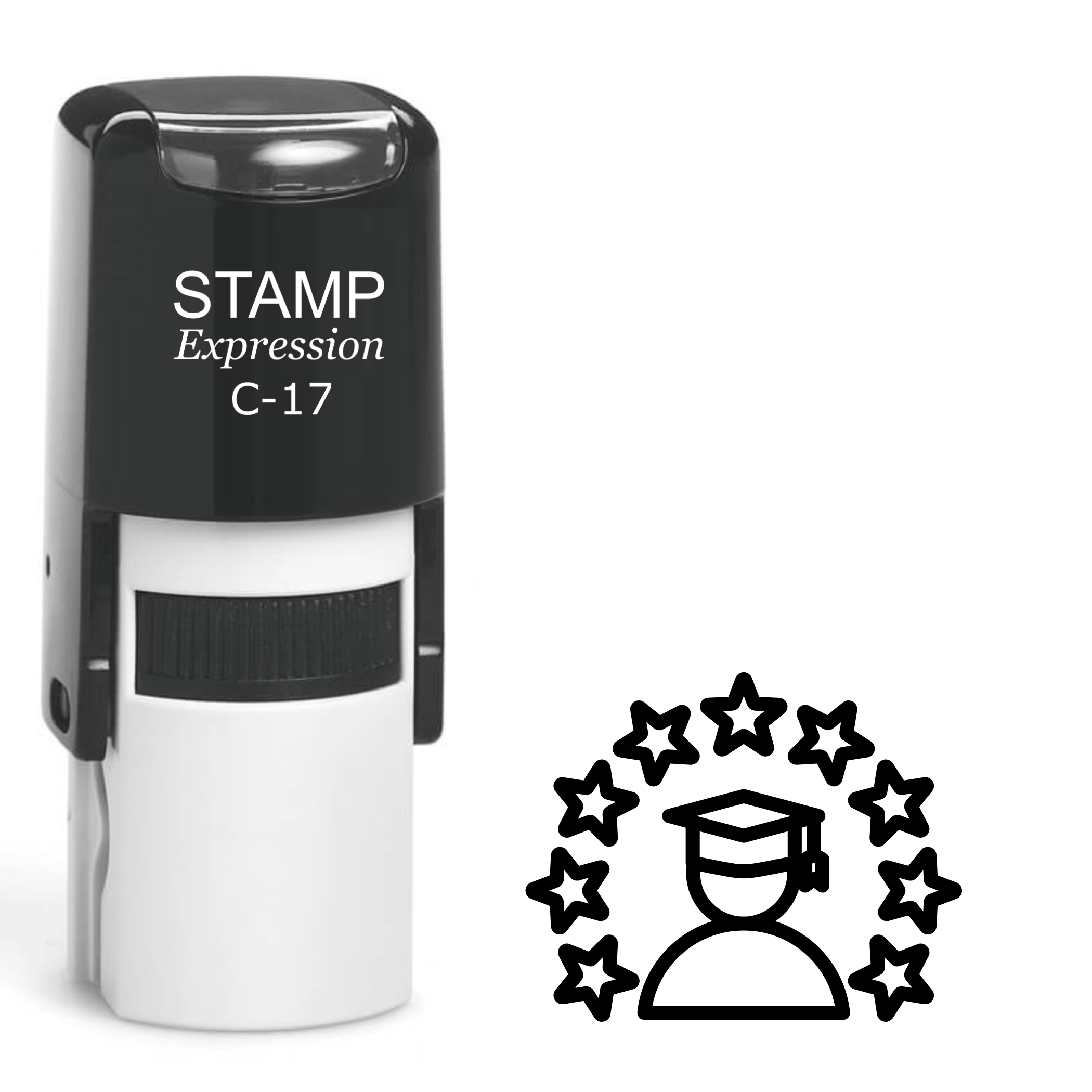 Graduate Self Inking Rubber Stamp (SH-61850)