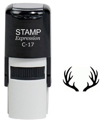 Deer Antlers Self Self Inking Rubber Stamp (SH-6187)