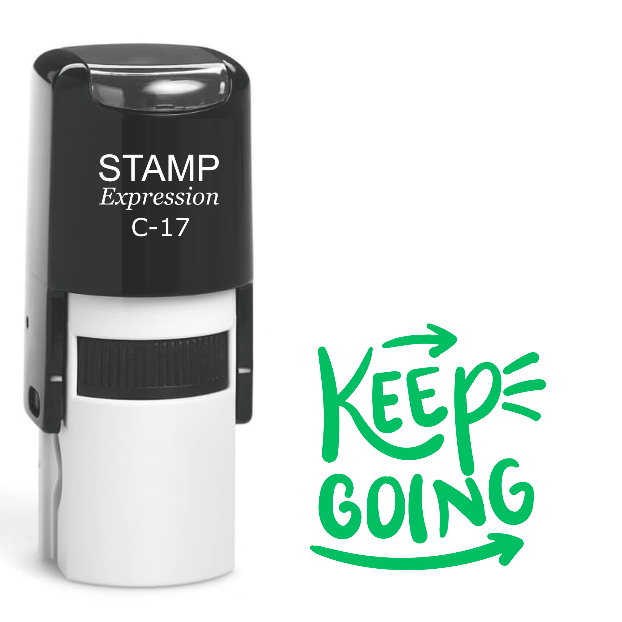 Keep Going School Teacher Self Inking Rubber Stamp (SH-61903)