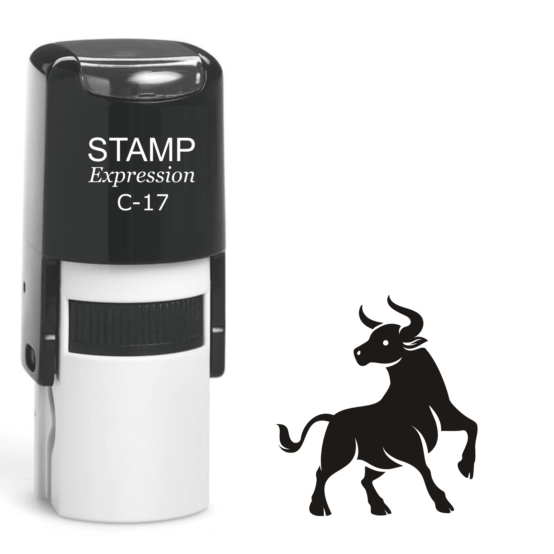 Taurus Zodiac Sign Self Inking Rubber Stamp (SH-61945)