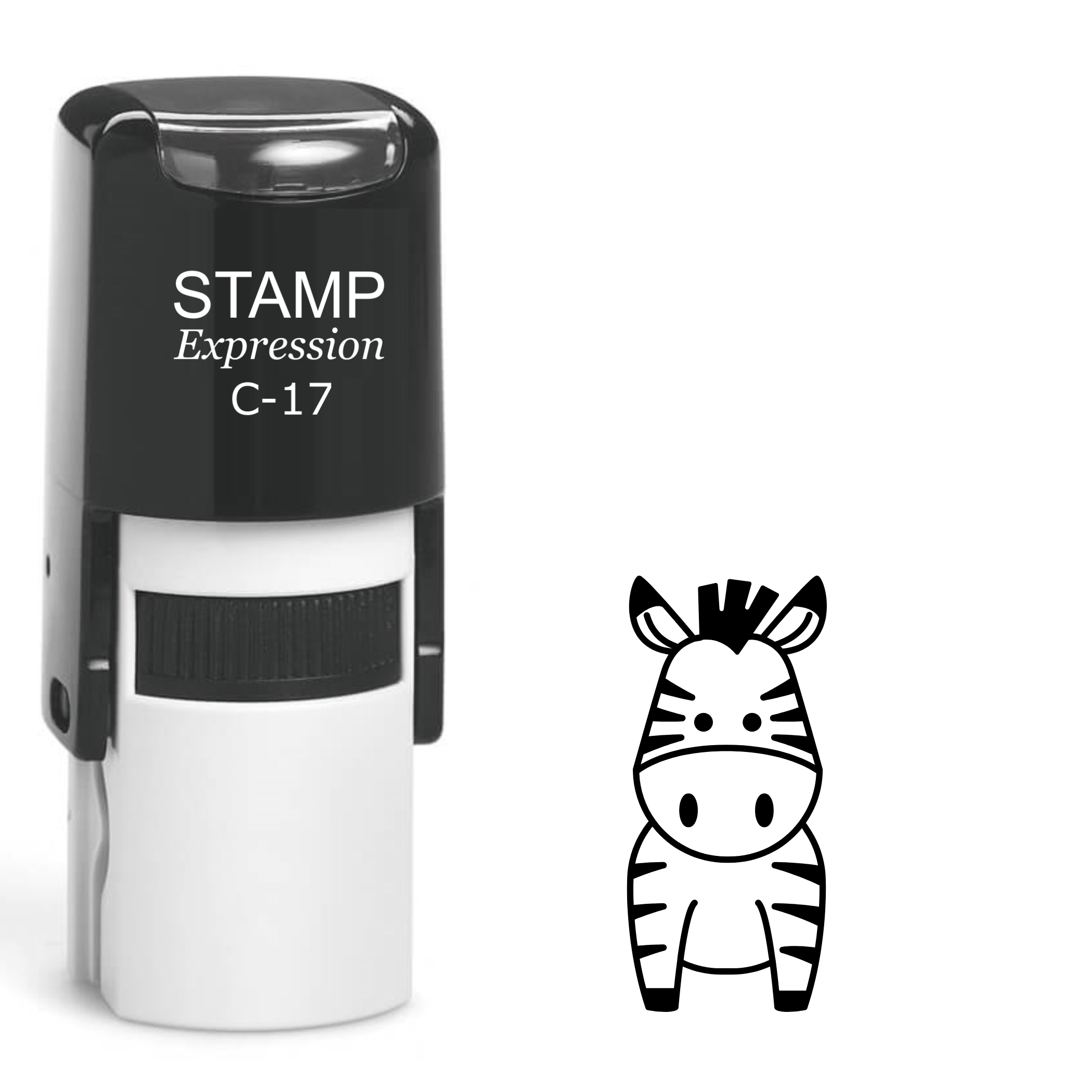 Zebra Self Inking Rubber Stamp (SH-61973)