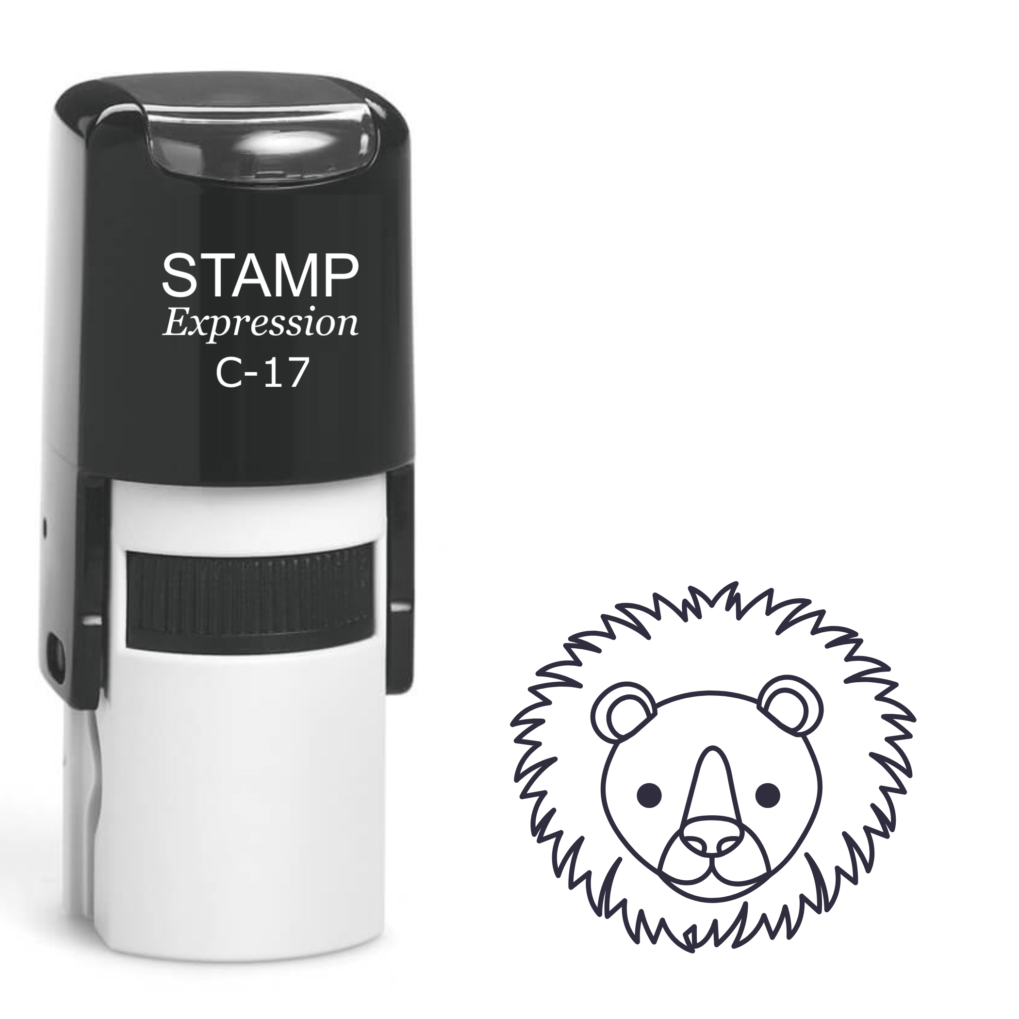 Lion Head Self Inking Rubber Stamp (SH-61979)